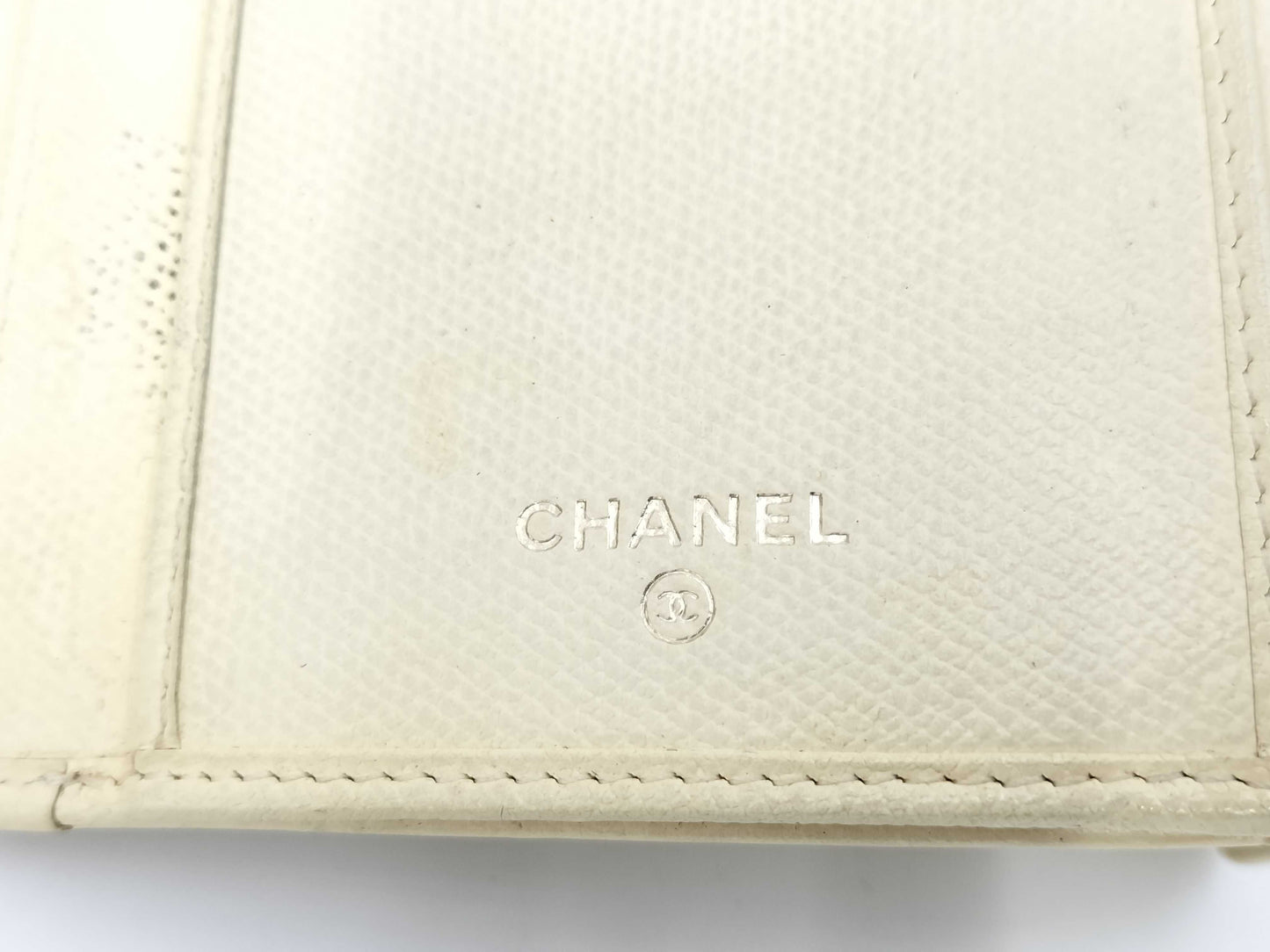 CHANEL Coco Button Long Wallet with Double Hook, Leather Wallet