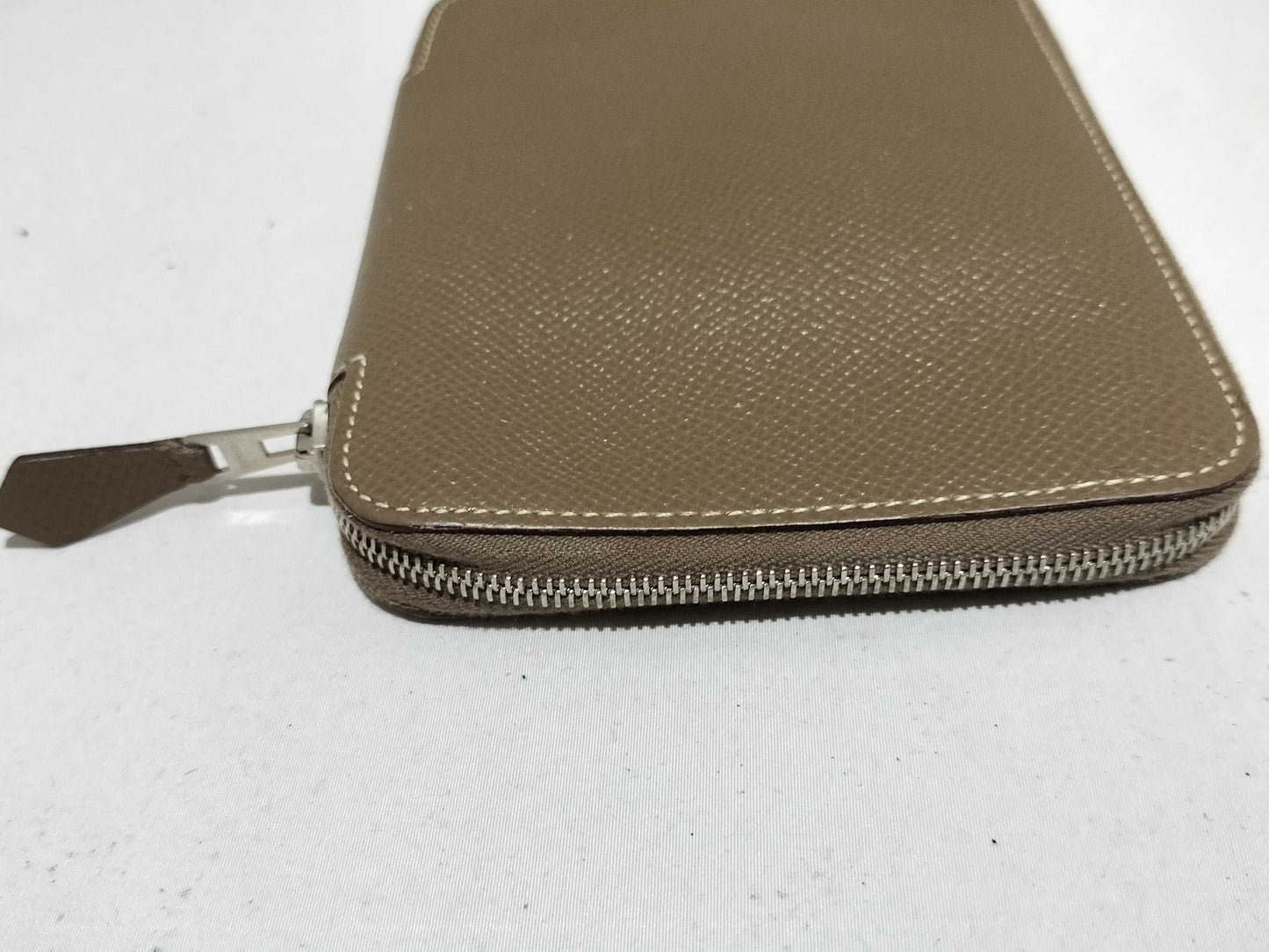 HERMES Agenda Zip PM / Leather / Notebook Cover / Etoupe Notebook Cover