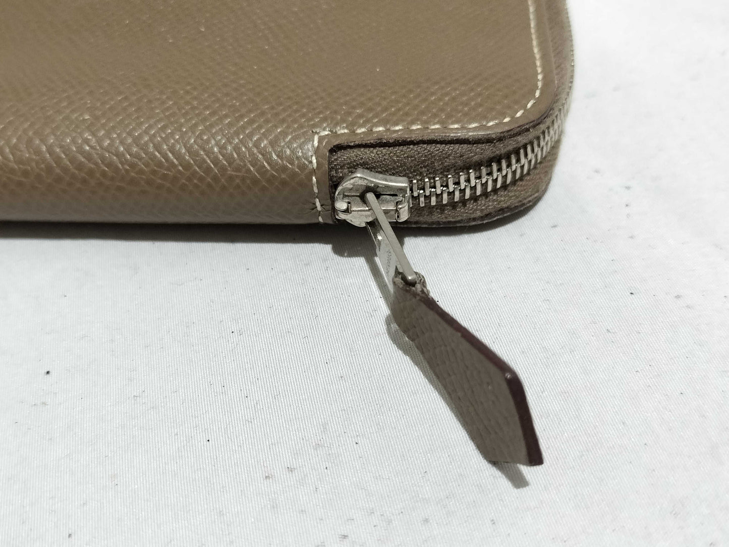 HERMES Agenda Zip PM / Leather / Notebook Cover / Etoupe Notebook Cover
