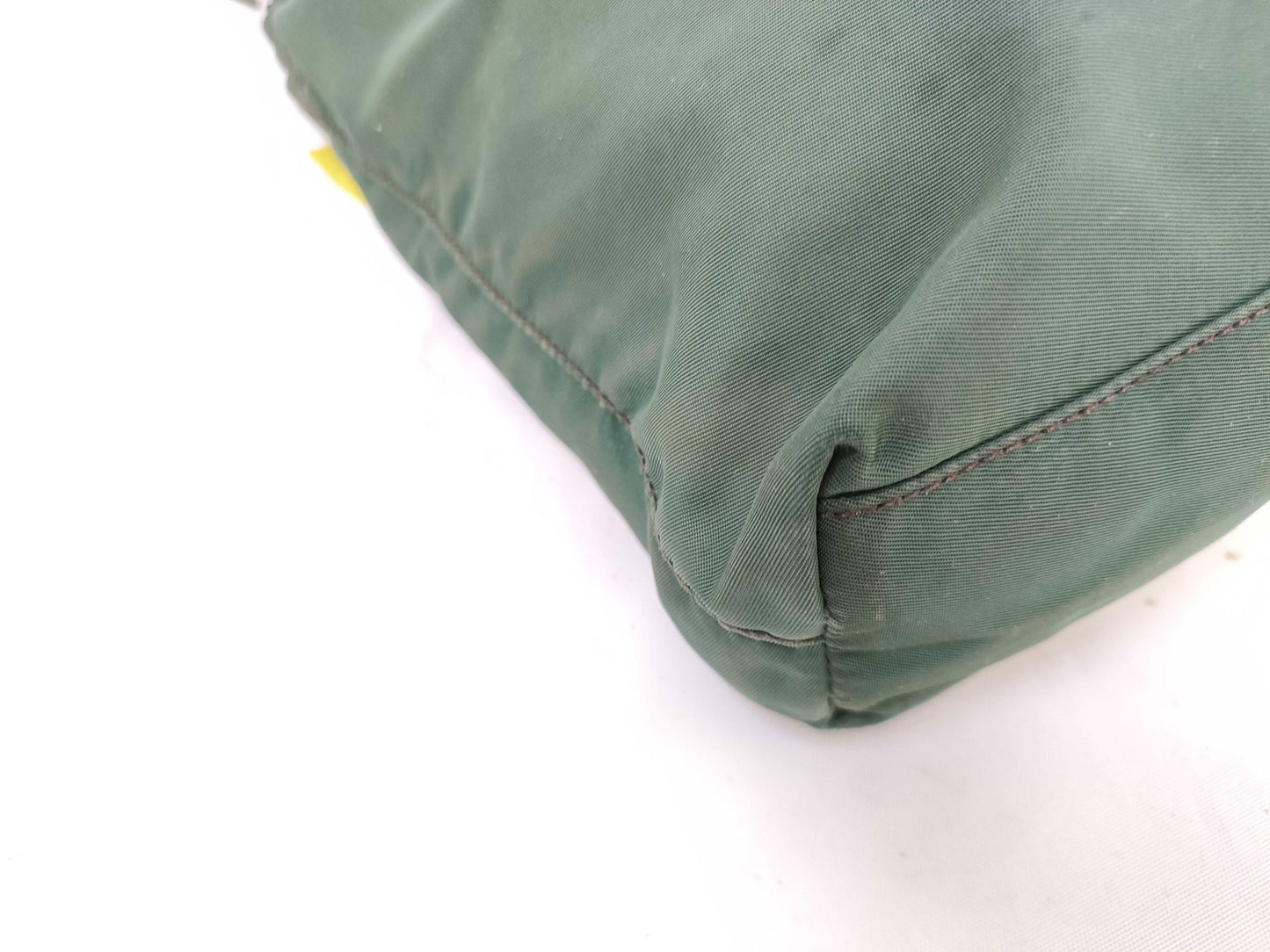 PRADA Nylon Khaki Handbag