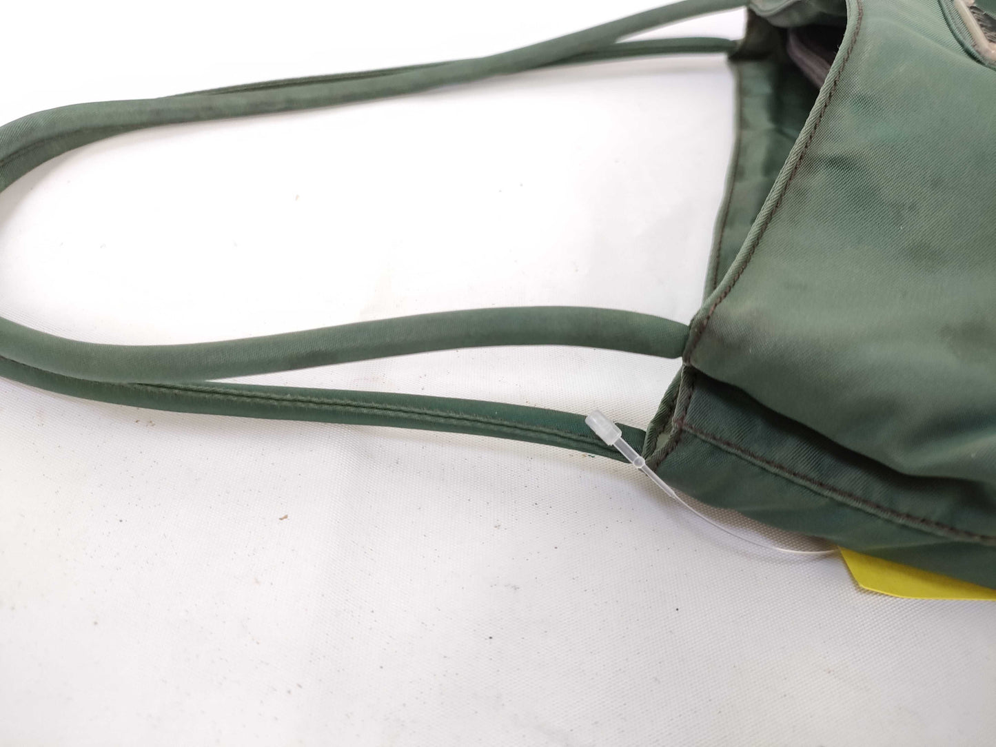 PRADA Nylon Khaki Handbag