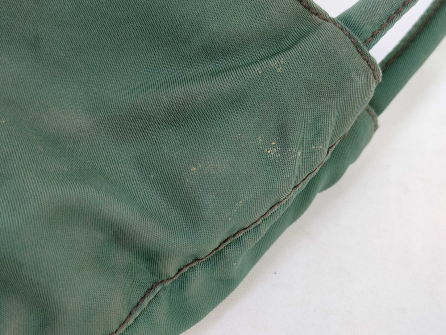 PRADA Nylon Khaki Handbag