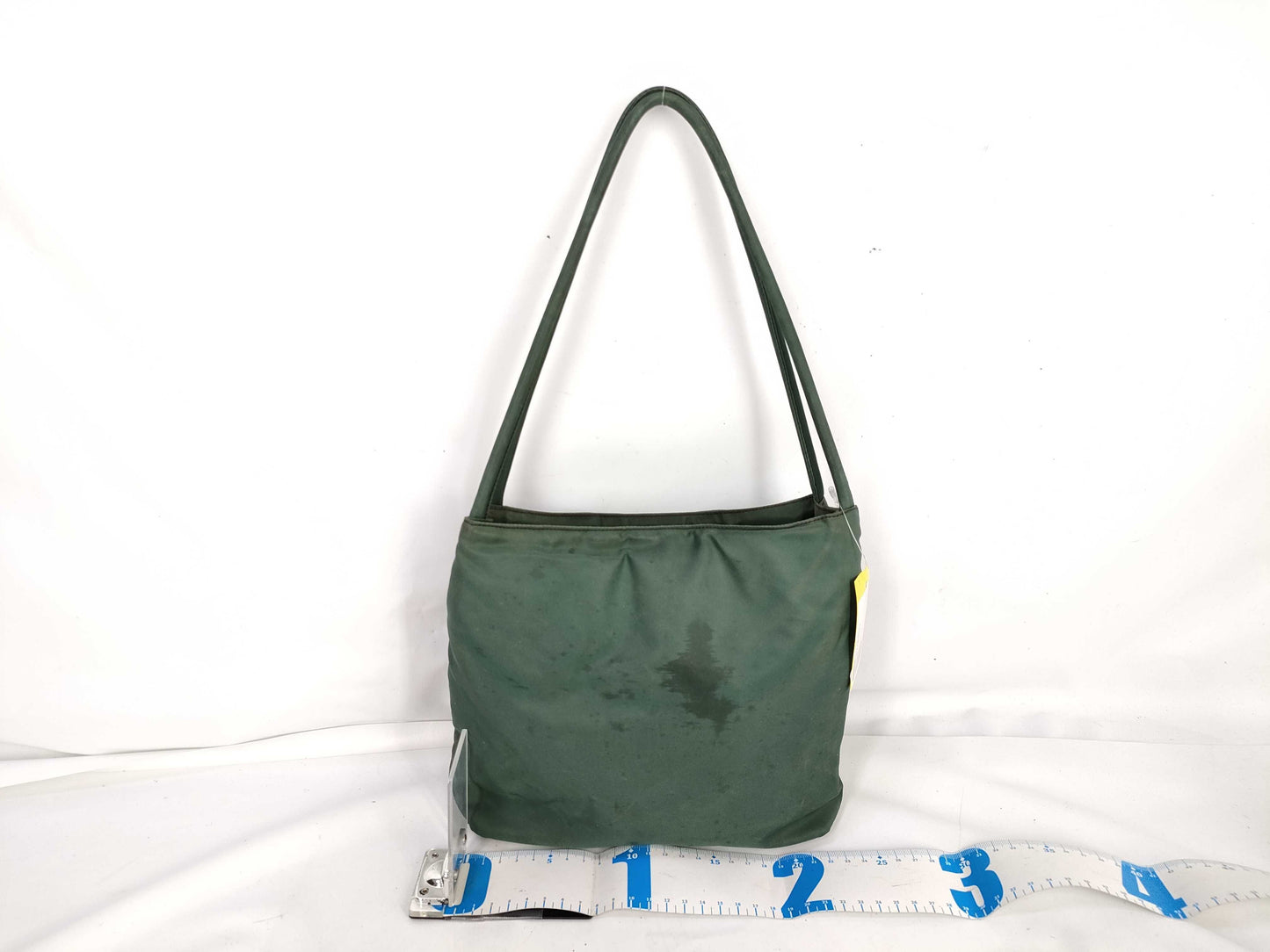 PRADA Nylon Khaki Handbag