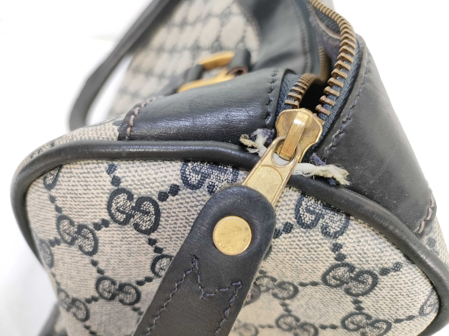 GUCCI GG Supreme GG Canvas Boston Bag