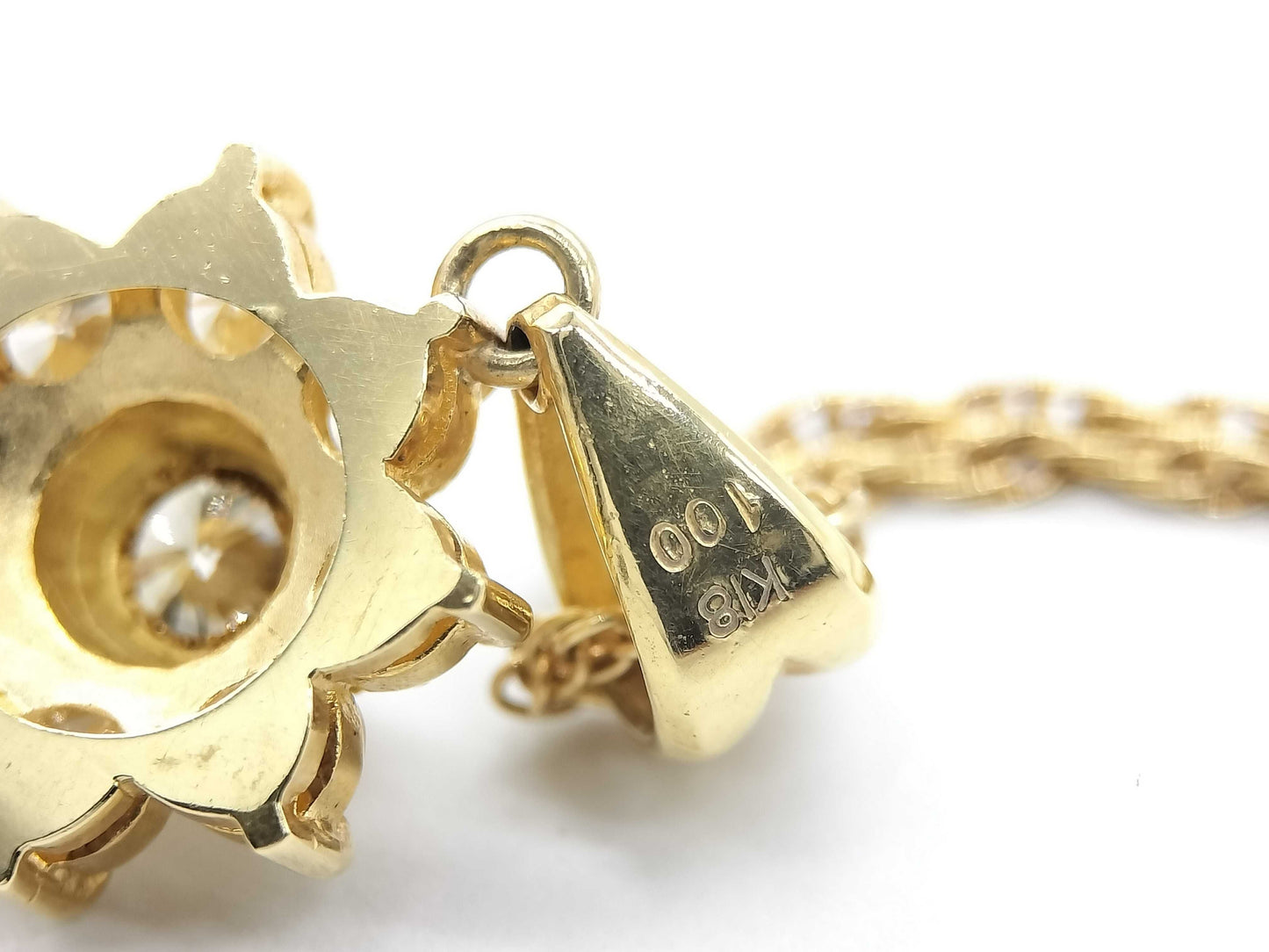 D1.00ct K18 4.9g Necklace