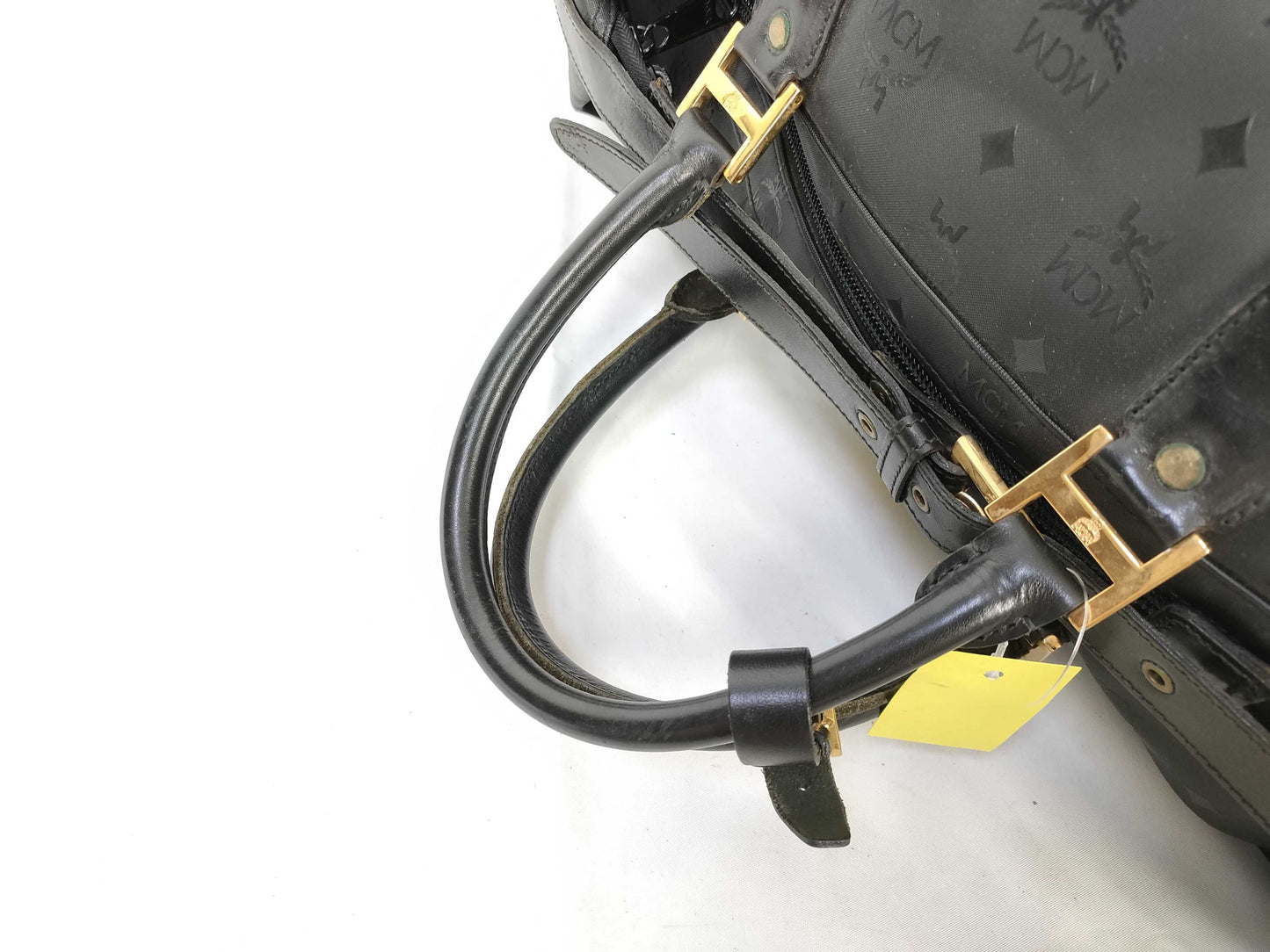 MCM Boston Block Boston Bag