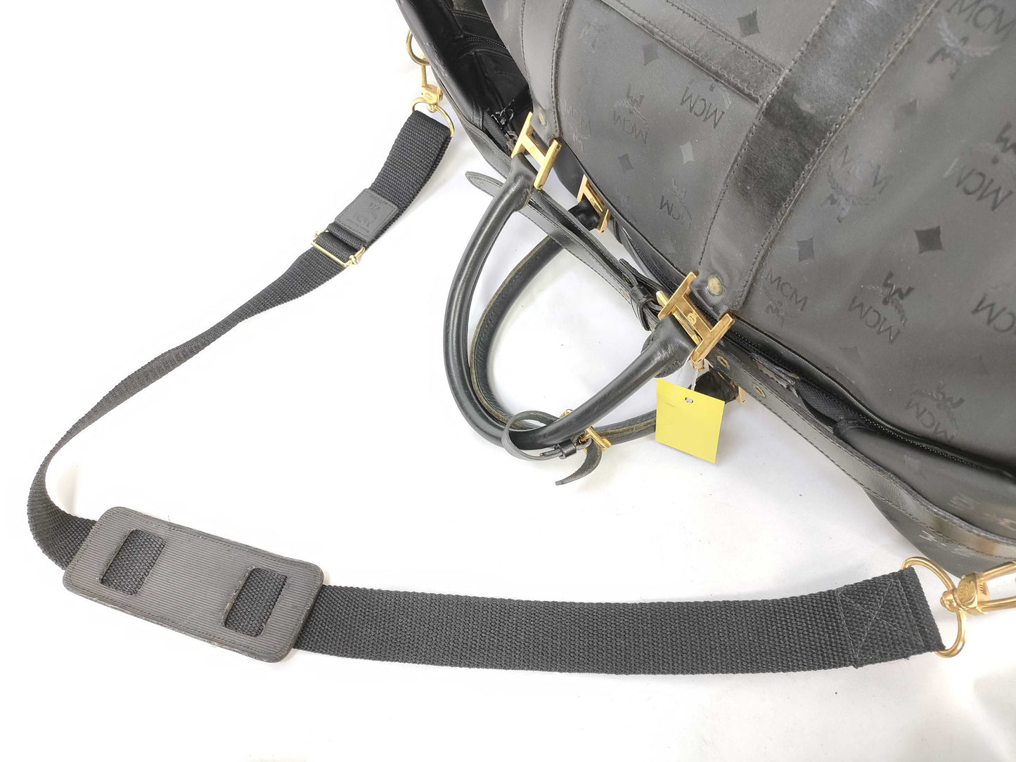 MCM Boston Block Boston Bag