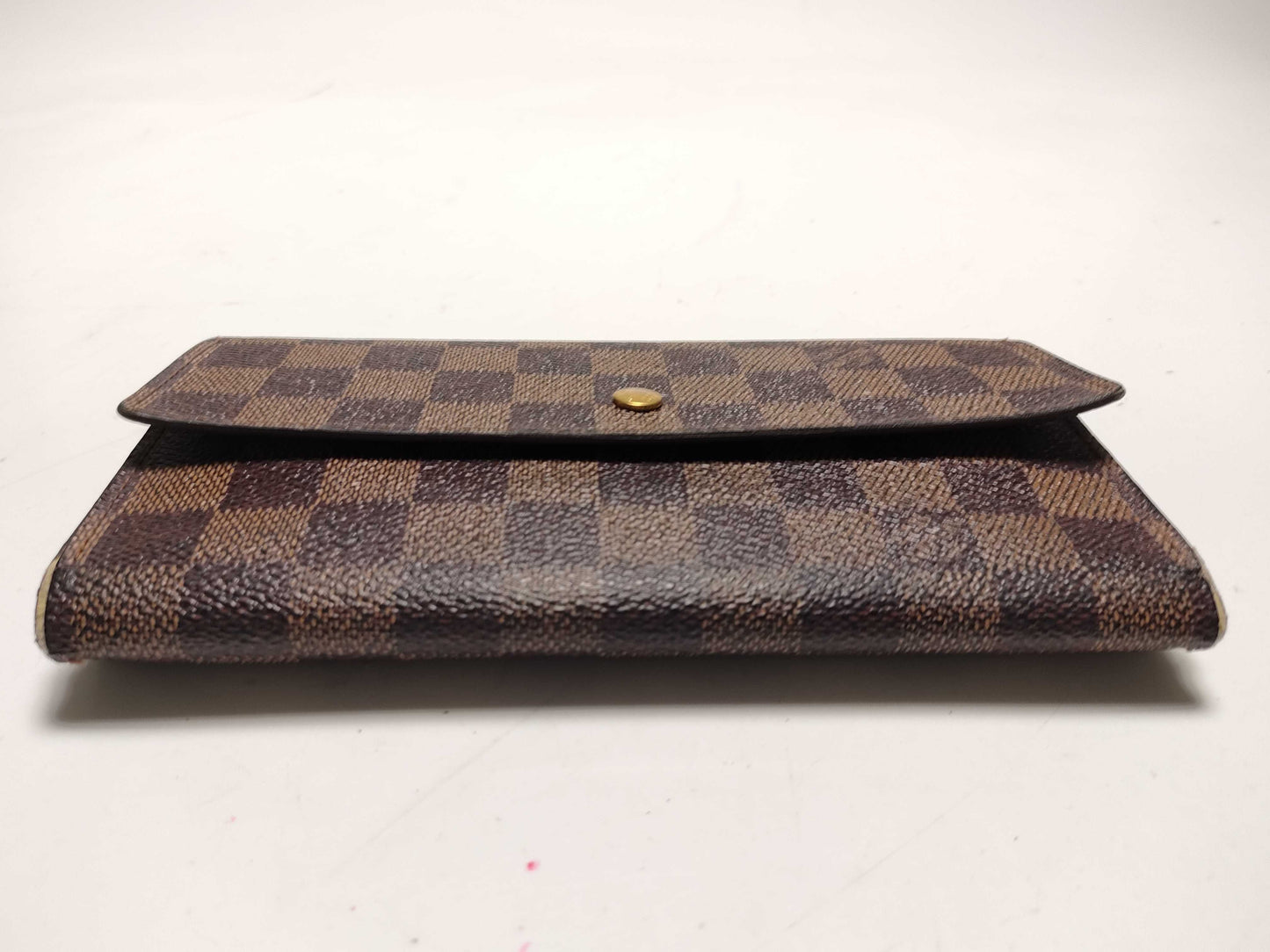 LOUIS VUITTON Monogram Key Case/Damier Long Wallet Set of 2 Wallets