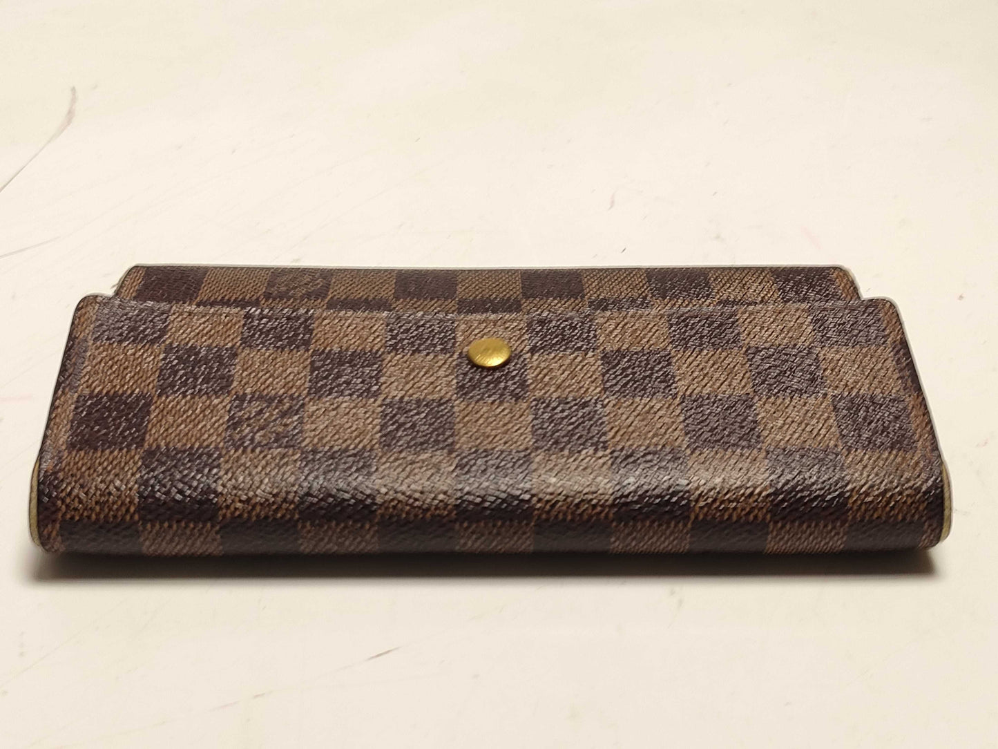 LOUIS VUITTON Monogram Key Case/Damier Long Wallet Set of 2 Wallets