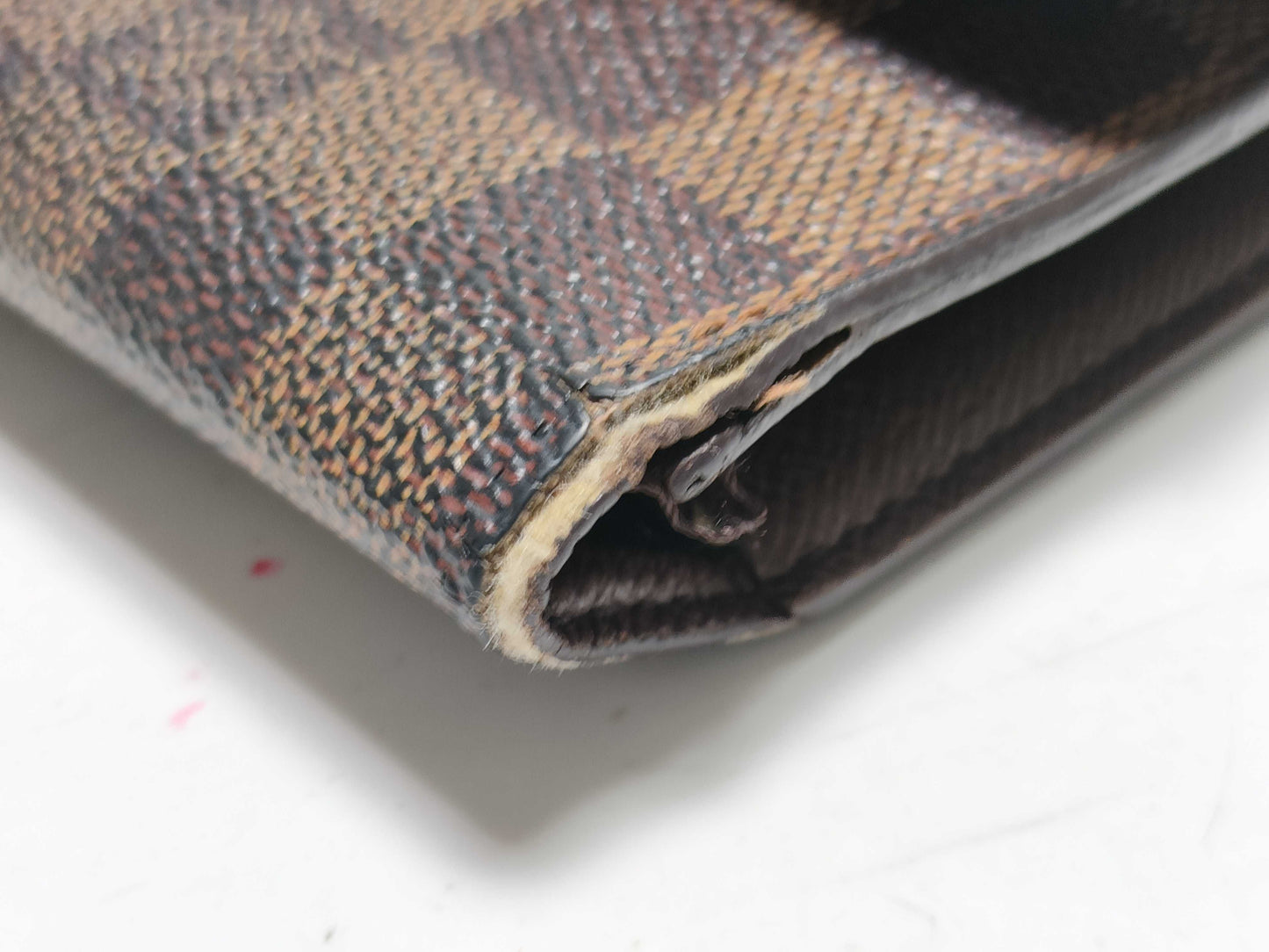 LOUIS VUITTON Monogram Key Case/Damier Long Wallet Set of 2 Wallets
