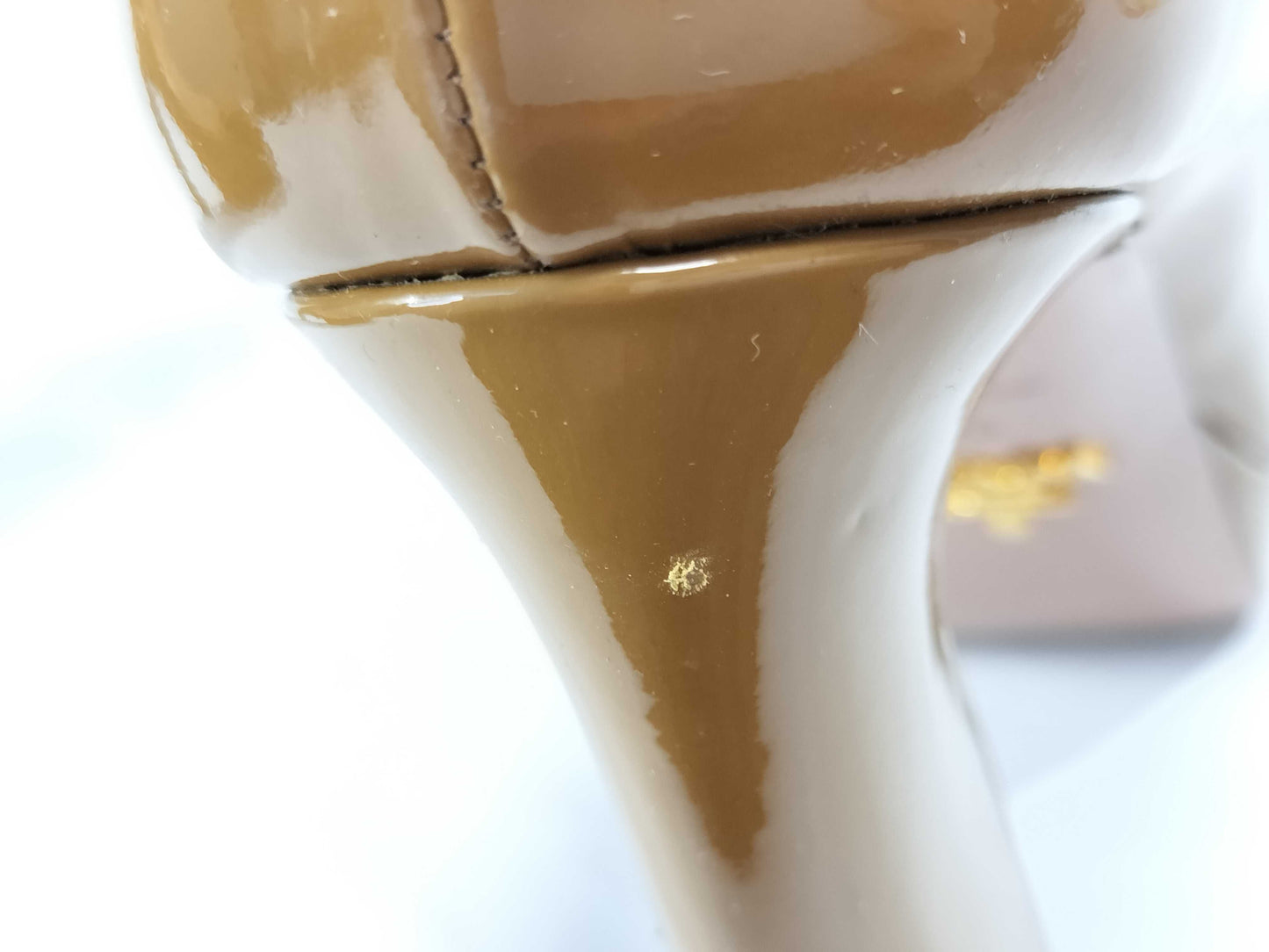 PRADA Patent Ribbon Pumps