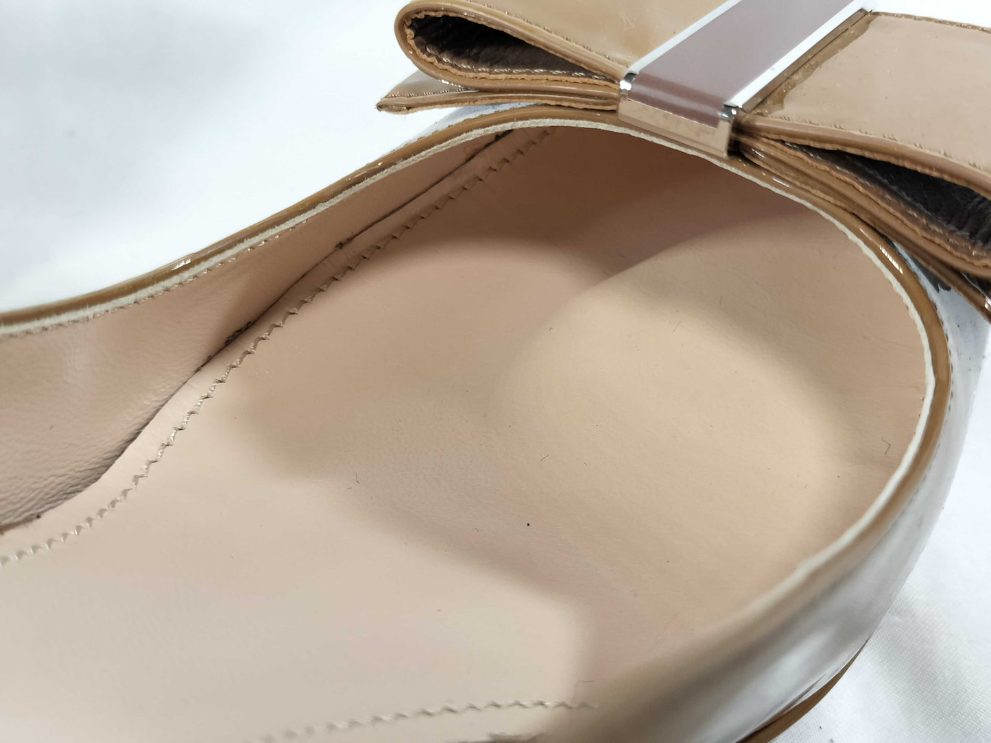 PRADA Patent Ribbon Pumps