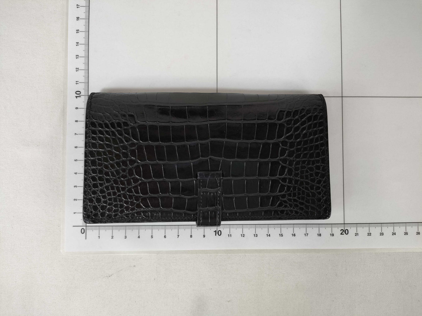 HERMES Bearn Alligator Wallet