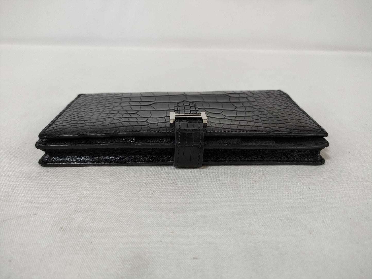 HERMES Bearn Alligator Wallet