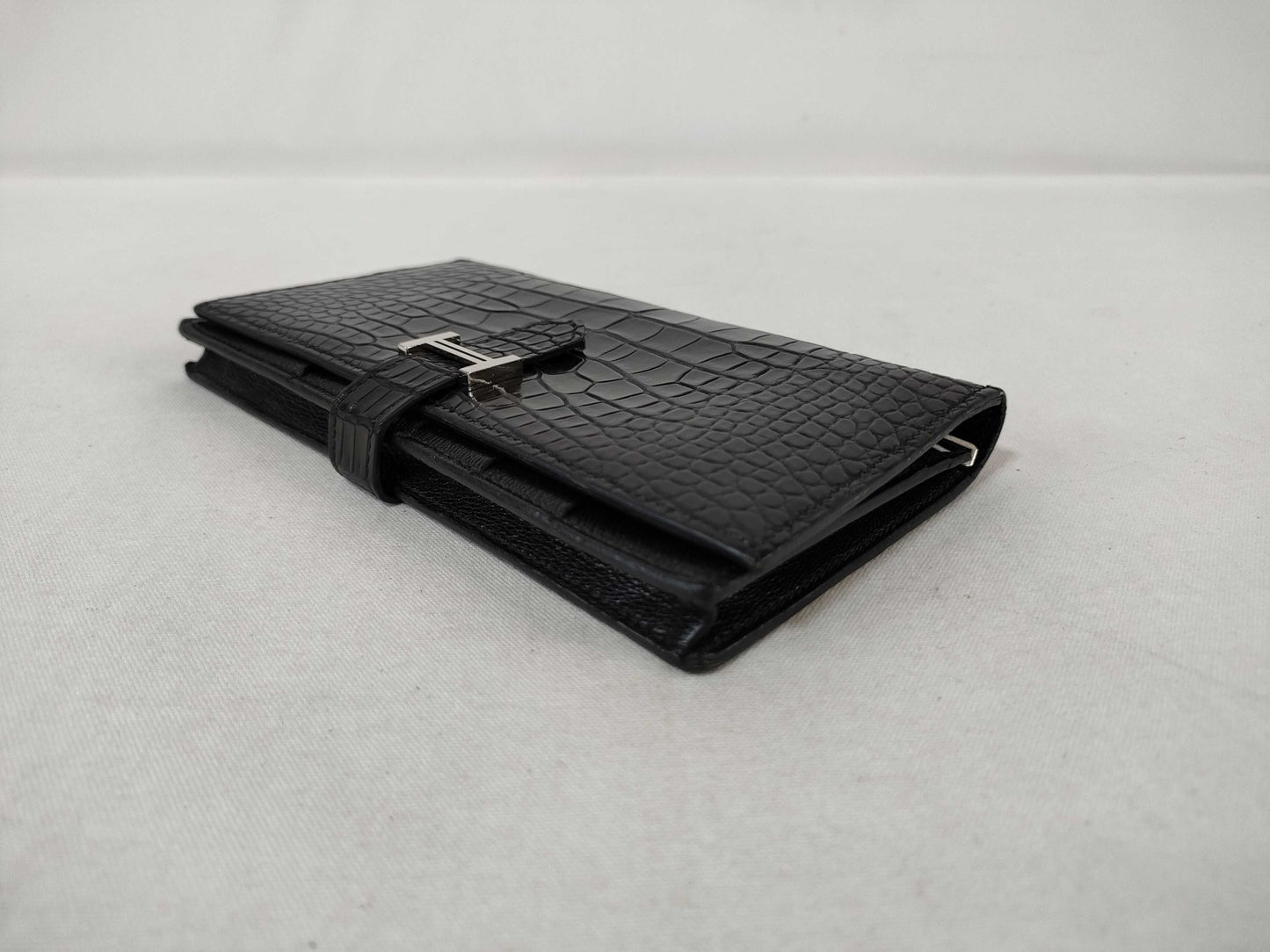 HERMES Bearn Alligator Wallet