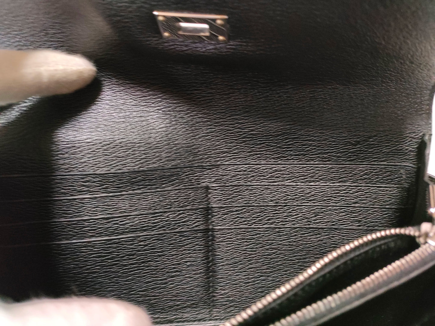 HERMES Kelly Wallet Alligator Wallet