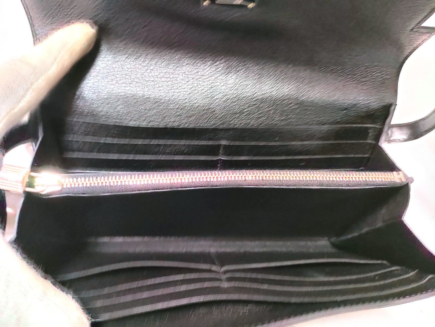 HERMES Kelly Wallet Alligator Wallet
