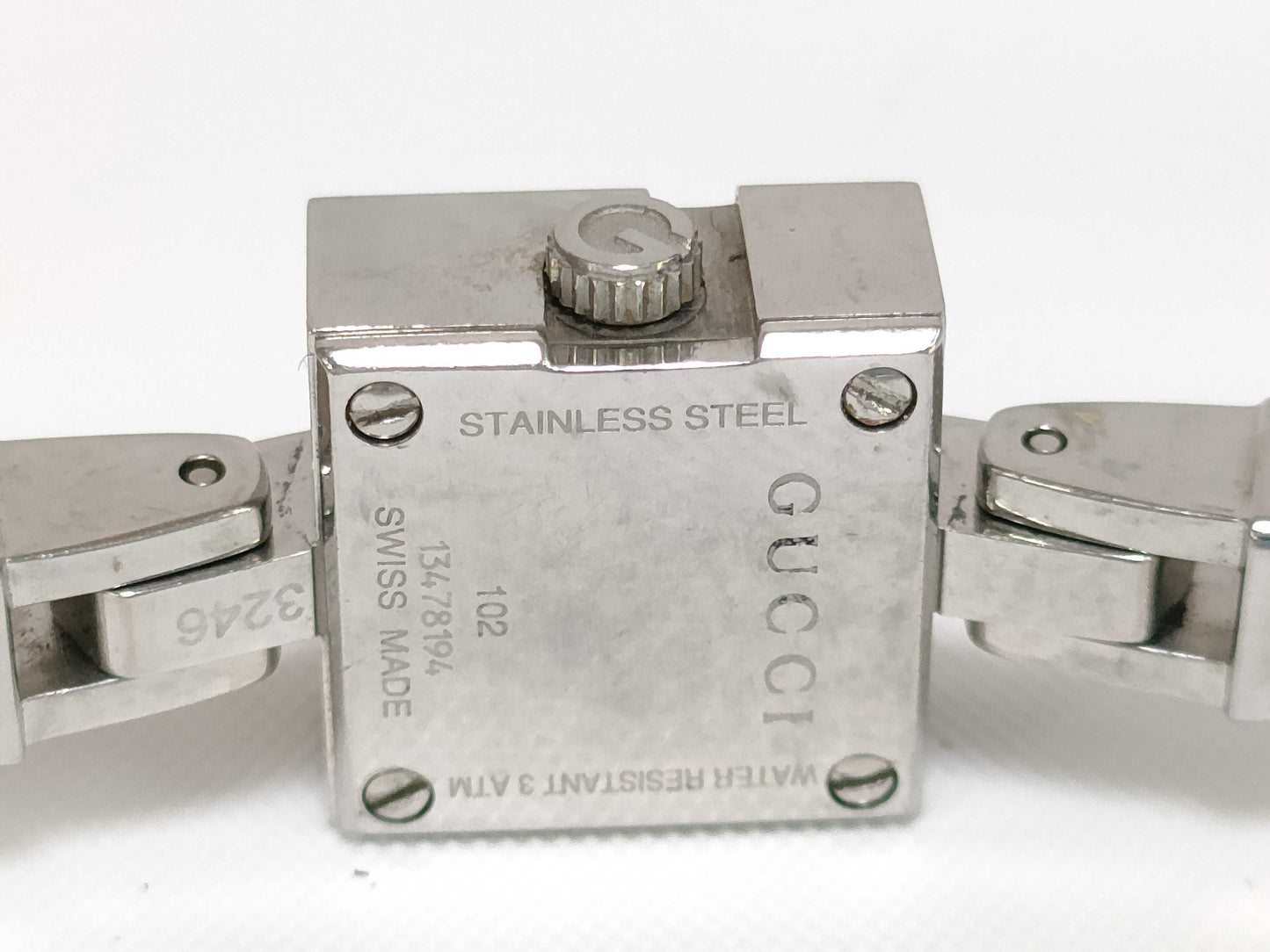GUCCI 102/Quartz/G Square Unmoving Women's Watch