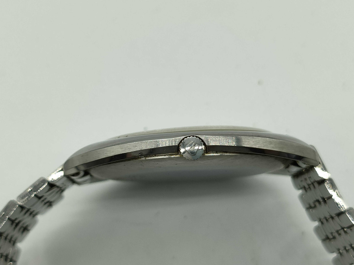 UNIVERSAL GENEVE White Shadow 866101 2800098 Stainless Steel/Leather/AT White Dial Boys' Watch