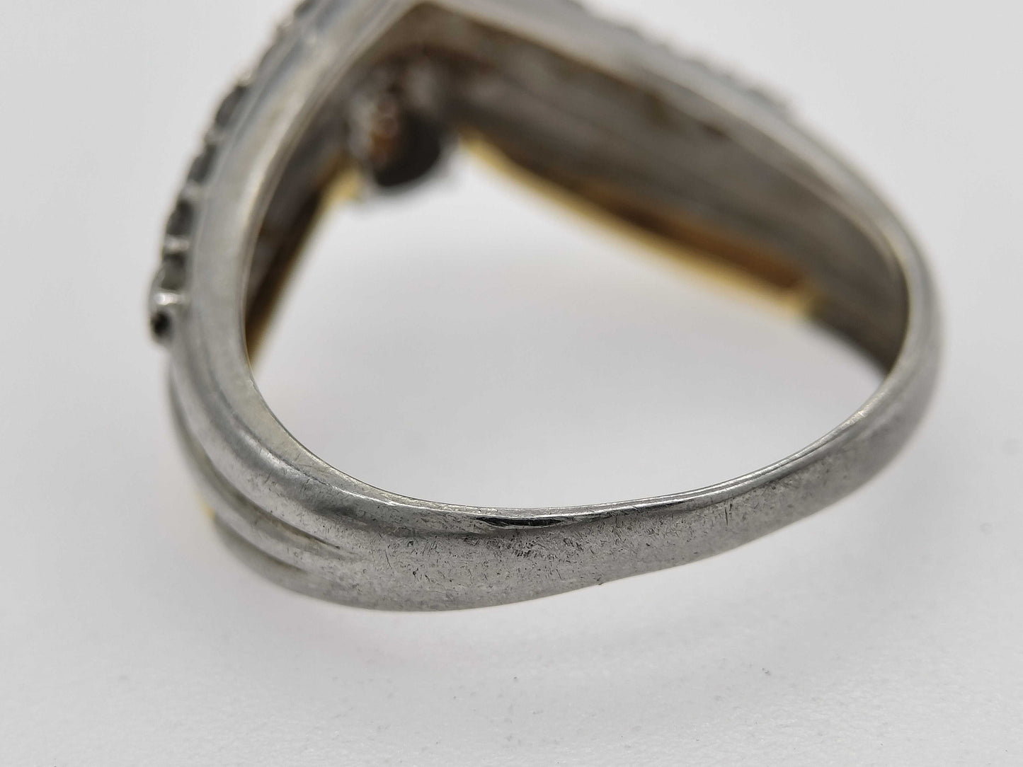 D0.50ct Pt900/K18 4.9g Ring