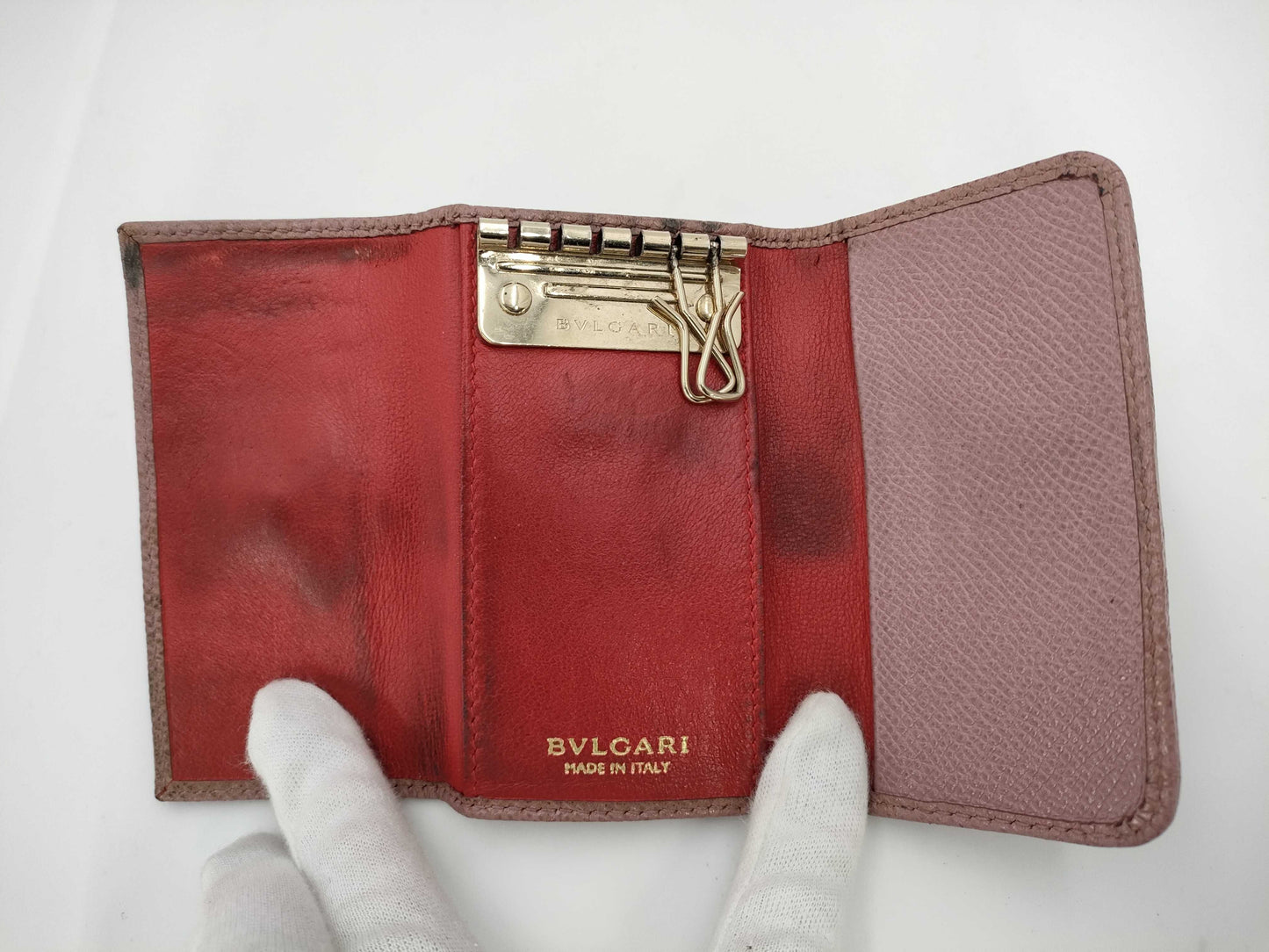 BVLGARI 2-piece key case and wallet