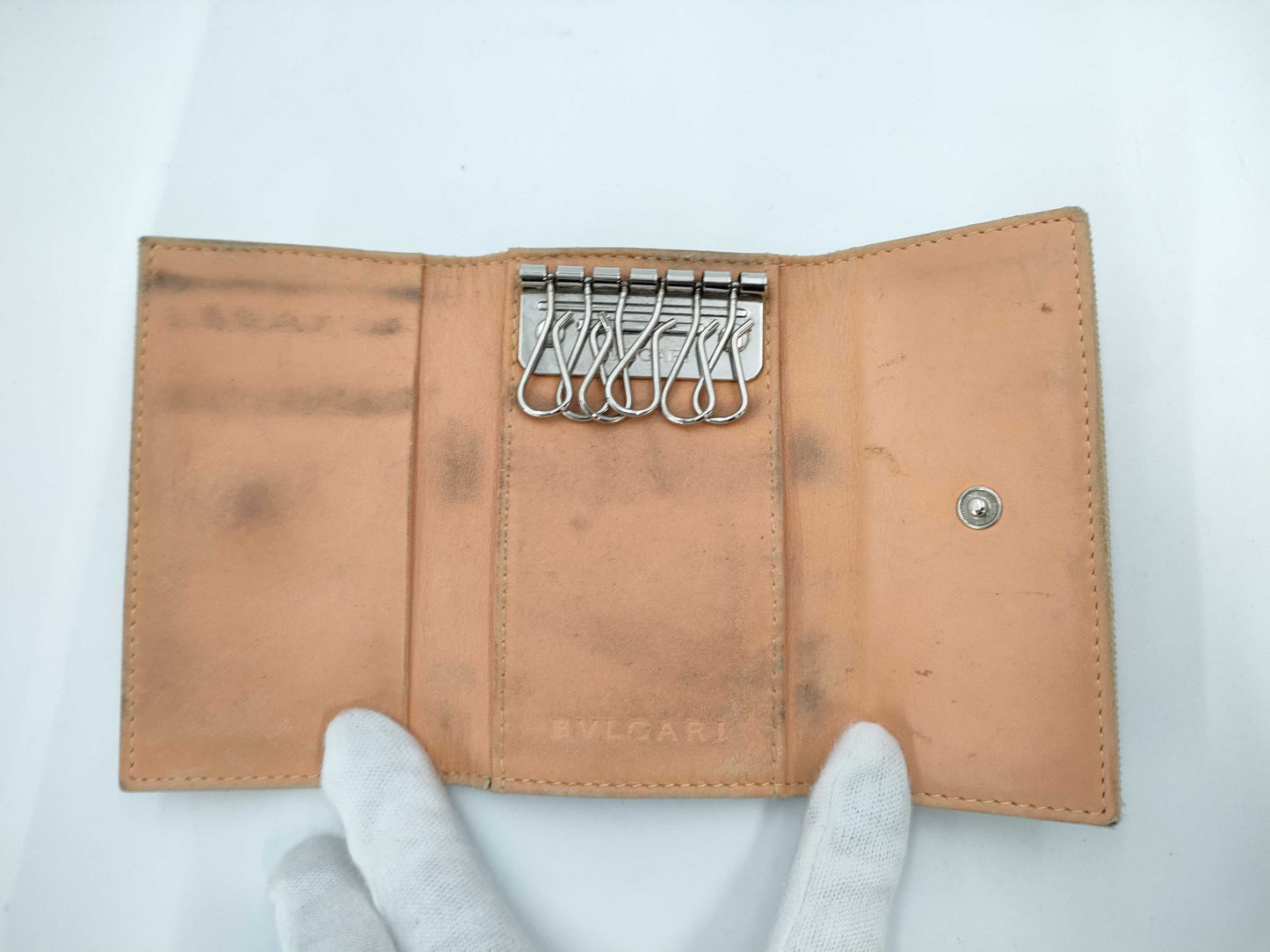 BVLGARI 2-piece key case and wallet