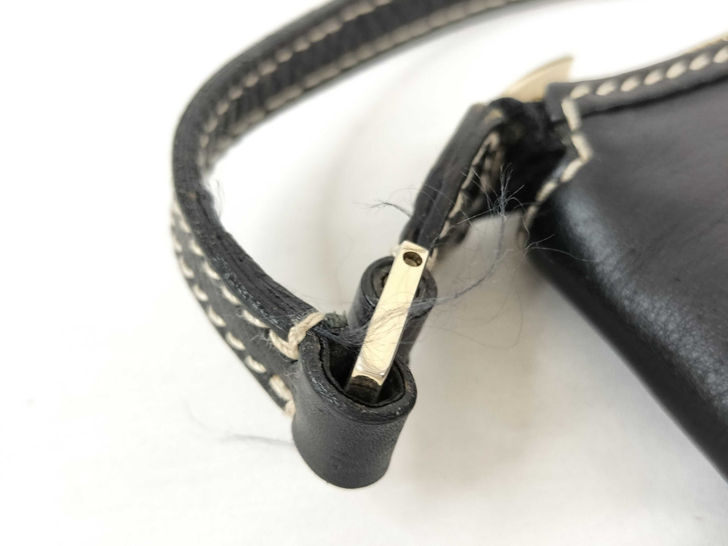 Salvatore Ferragamo Gancini Leather/Pouch Shoulder Bag