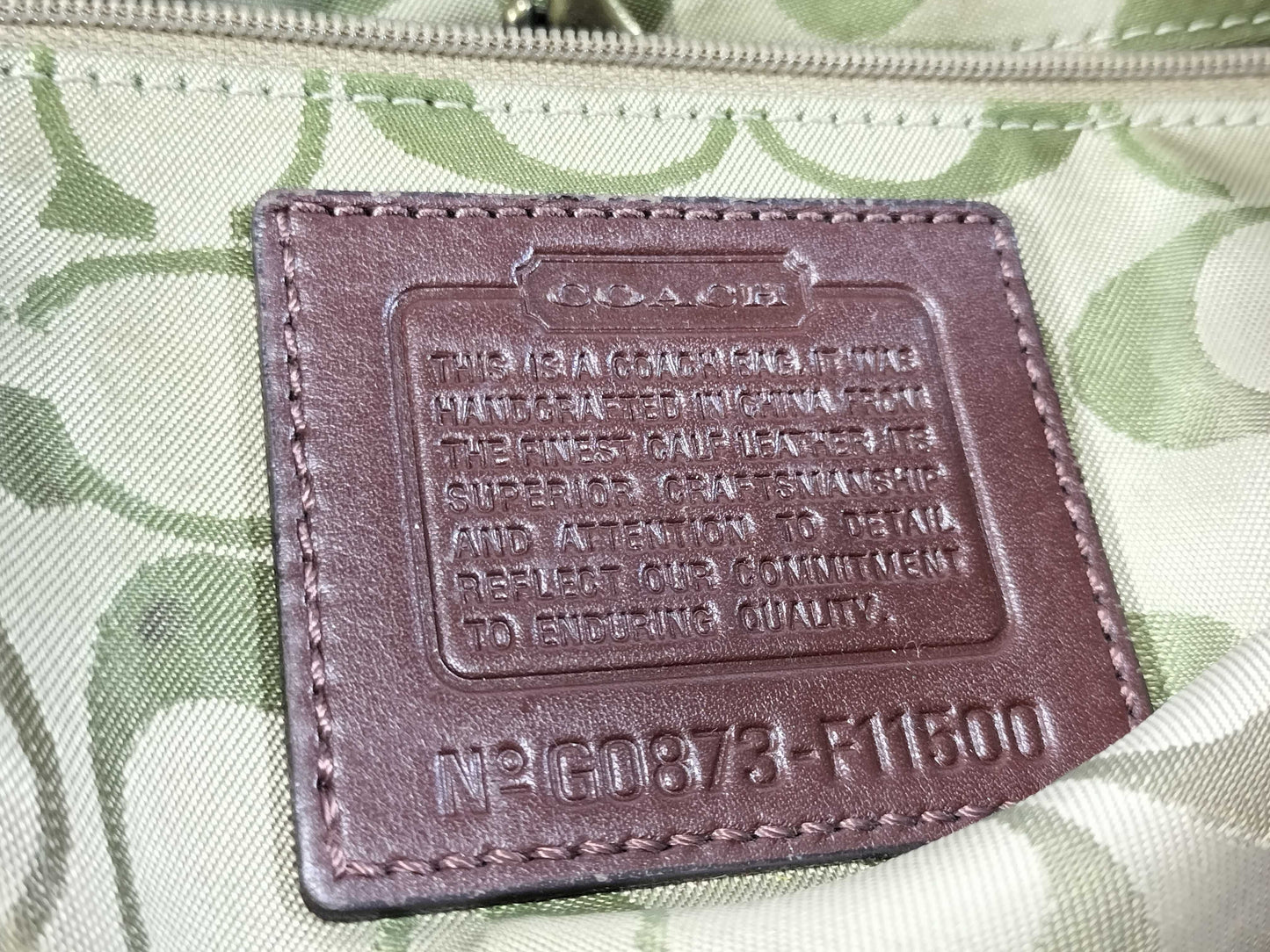 COACH Leather*3 Signature*1 Other*1 Handbag