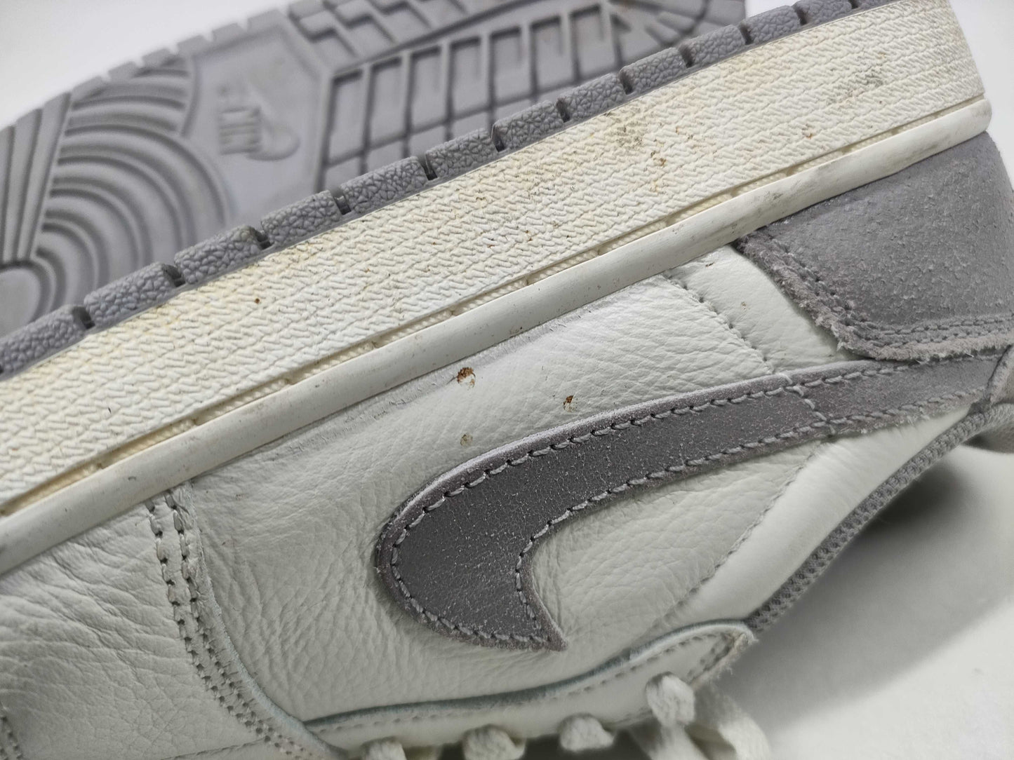NIKE AIR JORDAN 1 RETRO LOW OG/Grey CZ0790-101 27CM Sneakers