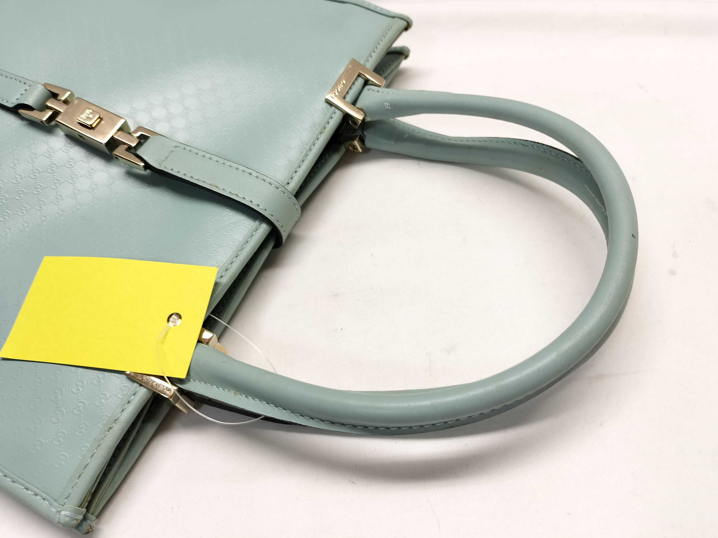 GUCCI Jackie 002/1065/Micro GG/Handbag/Sky Blue Handbag
