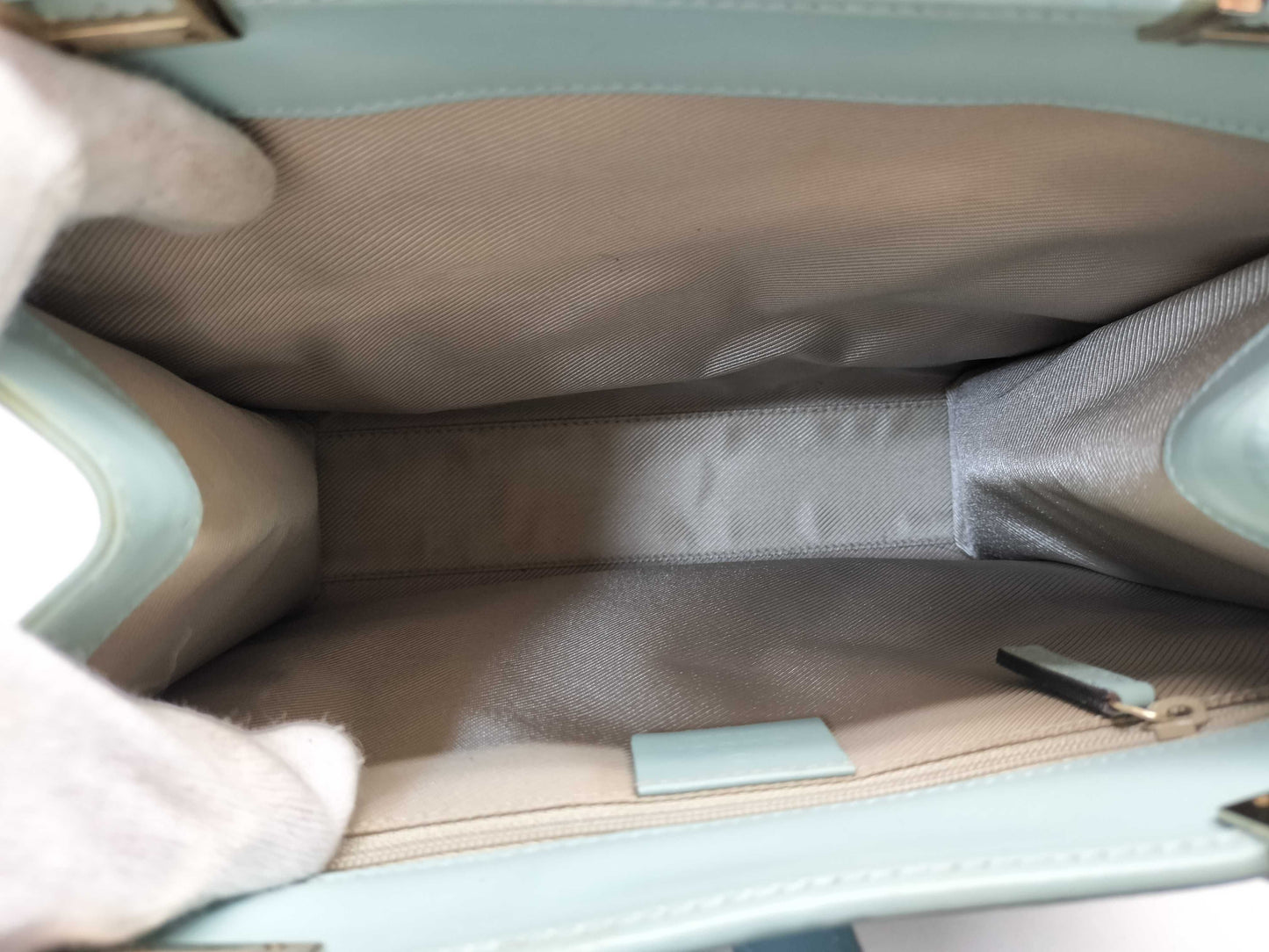 GUCCI Jackie 002/1065/Micro GG/Handbag/Sky Blue Handbag