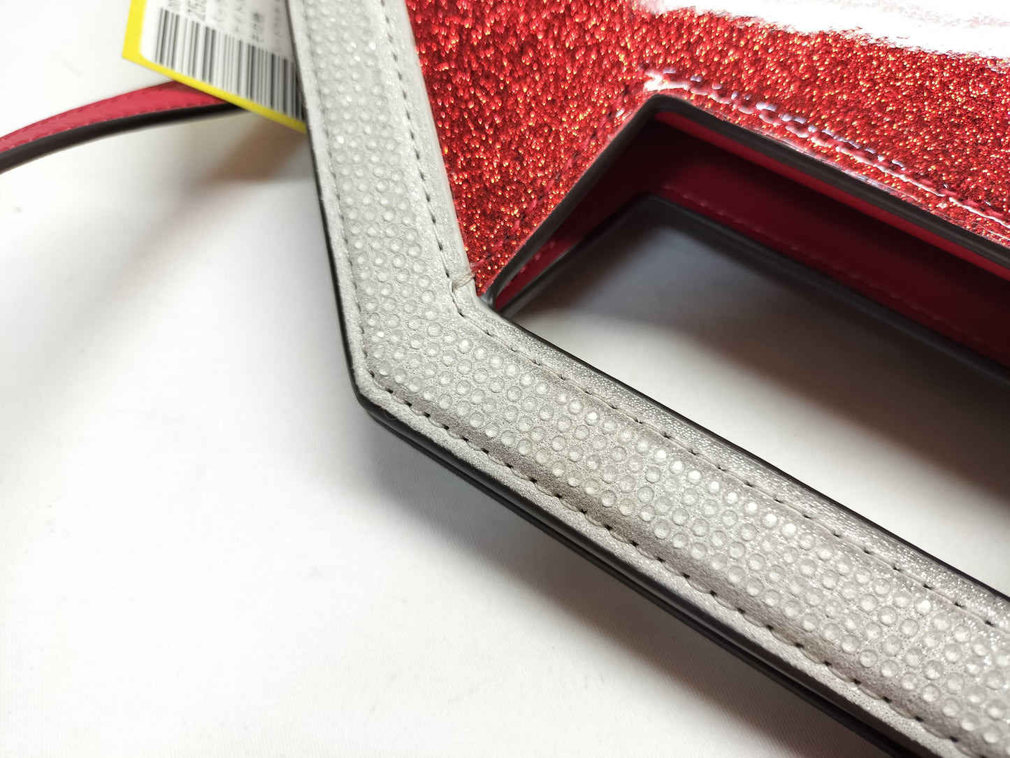 Kate Spade Red Multi Detour Glitter Patent Handbag