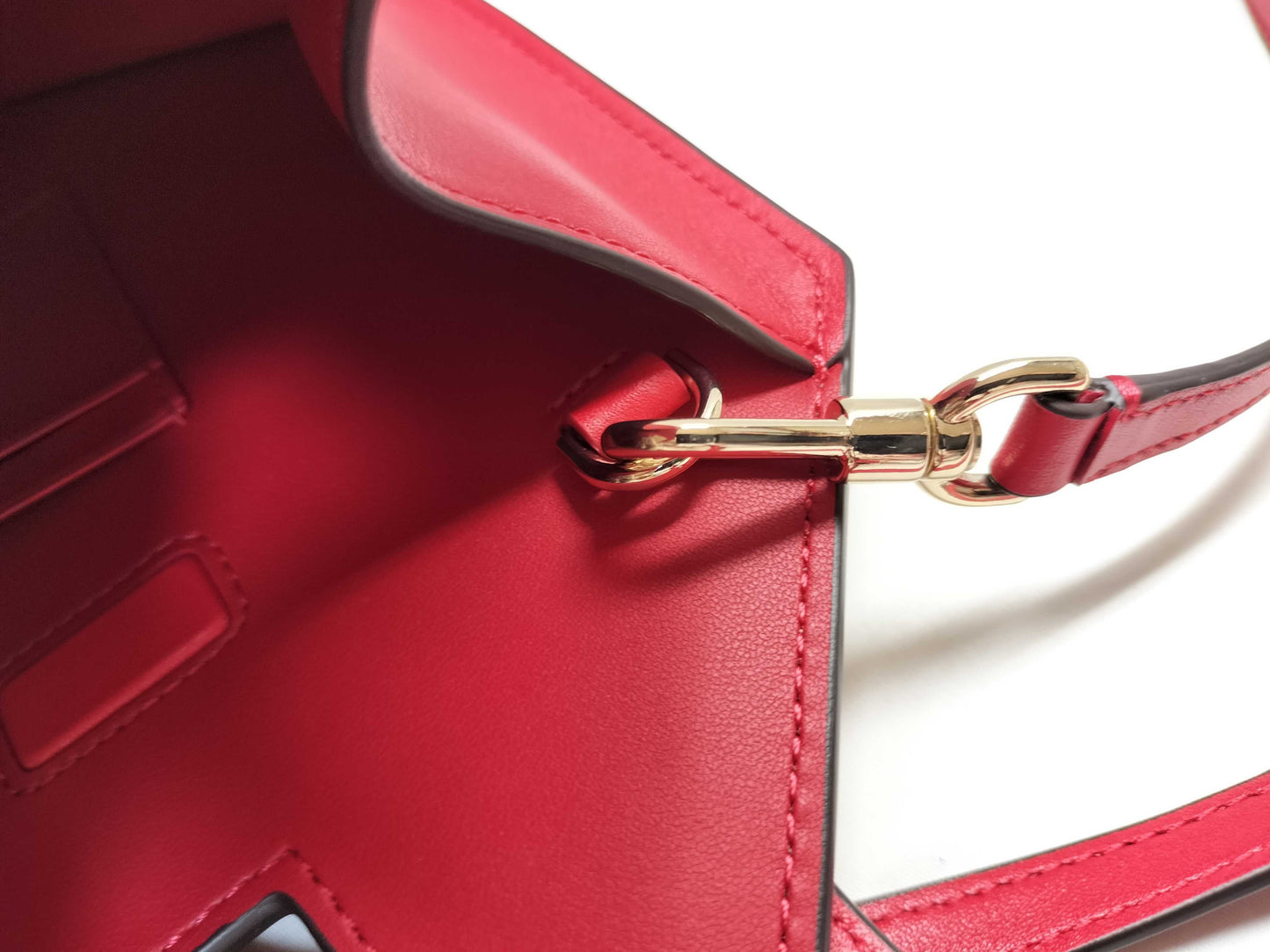 Kate Spade Red Multi Detour Glitter Patent Handbag