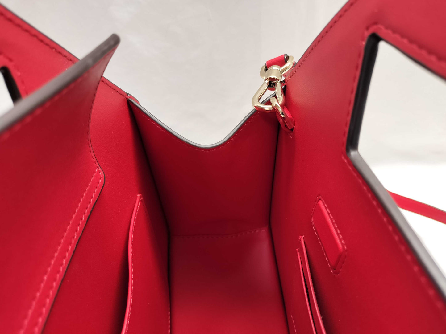 Kate Spade Red Multi Detour Glitter Patent Handbag