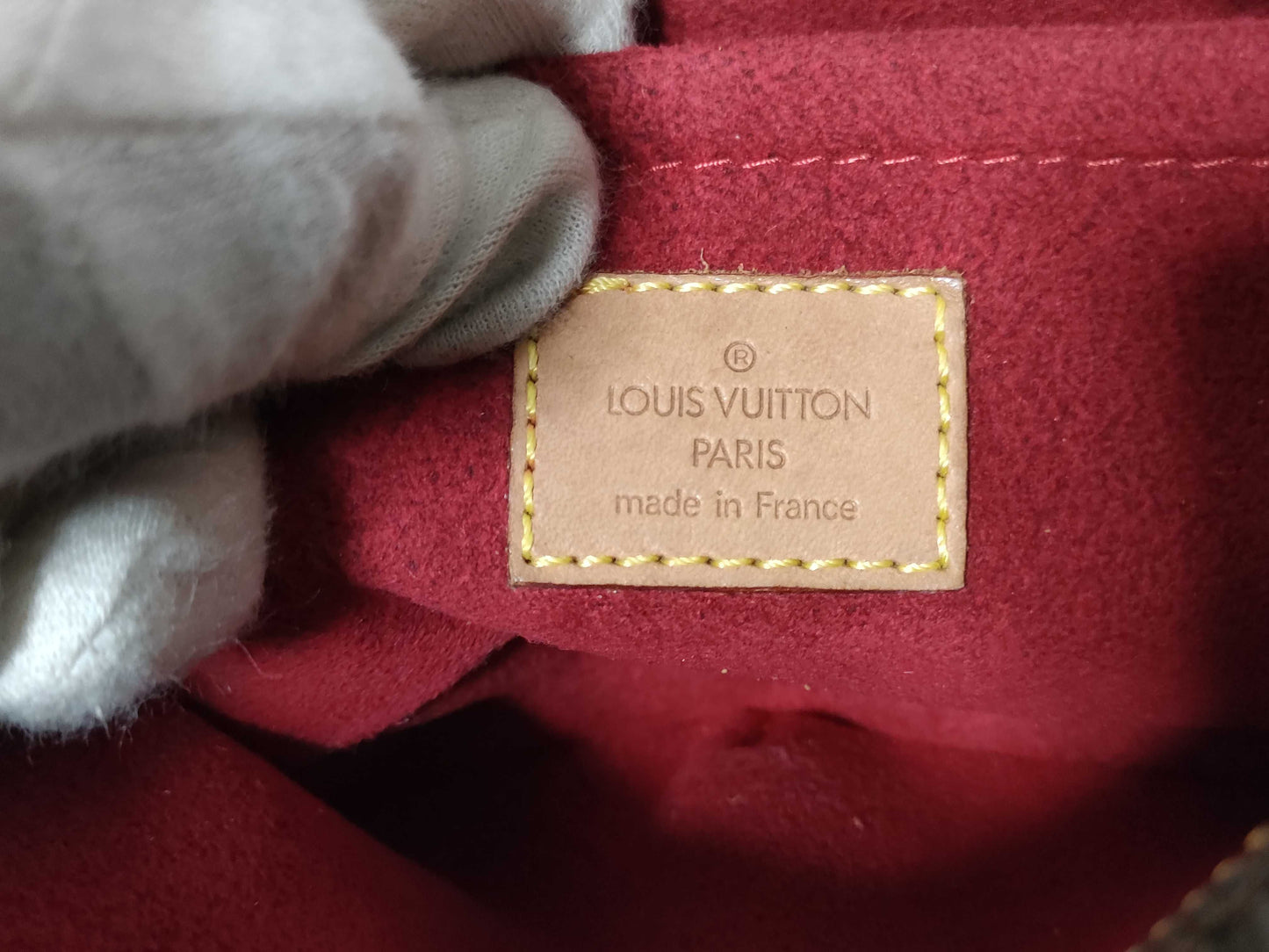LOUIS VUITTON Monogram M51510 Pochette Croissant Shoulder Bag