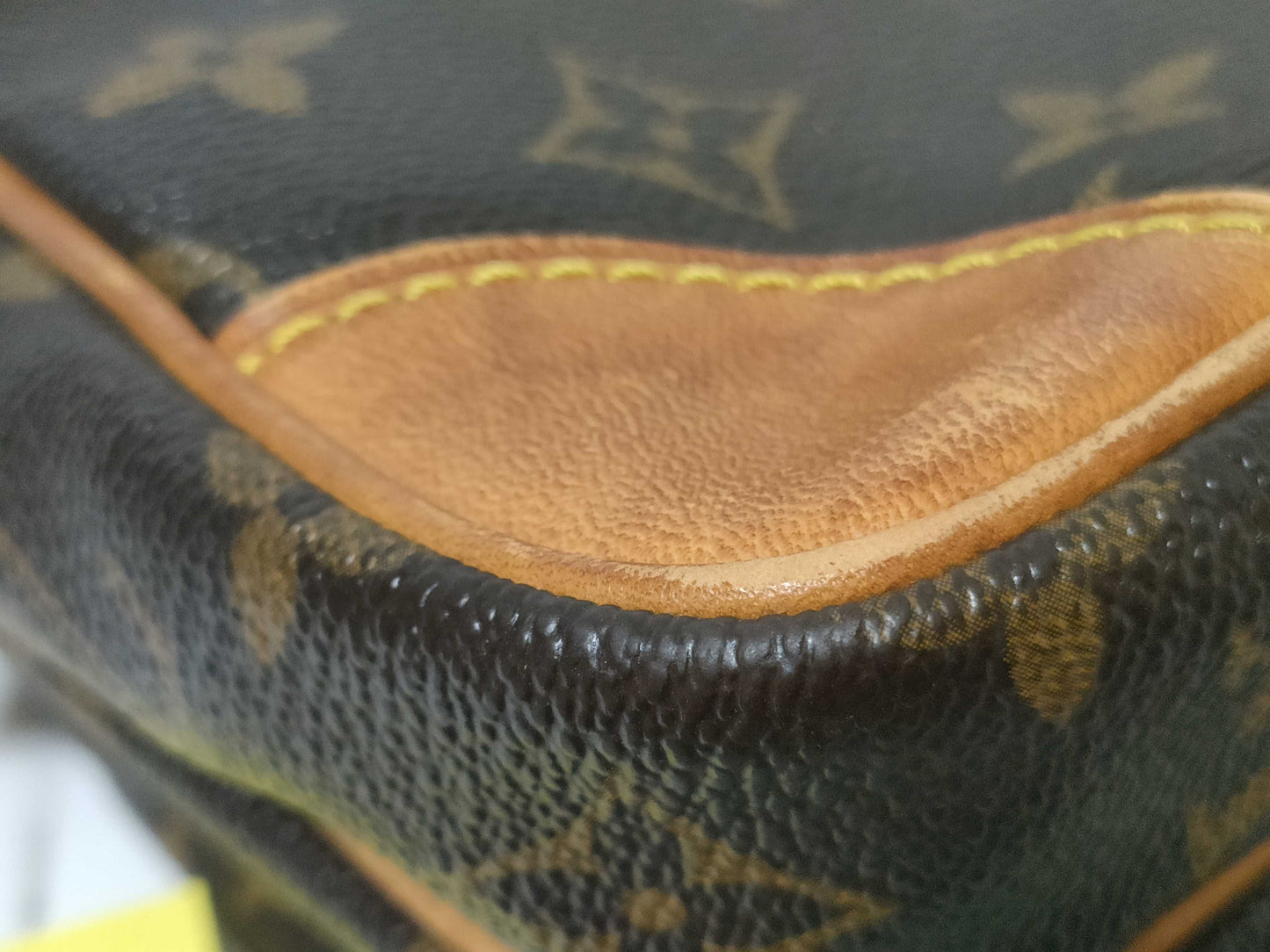 LOUIS VUITTON Monogram Amazon Shoulder Bag, Partially Damaged