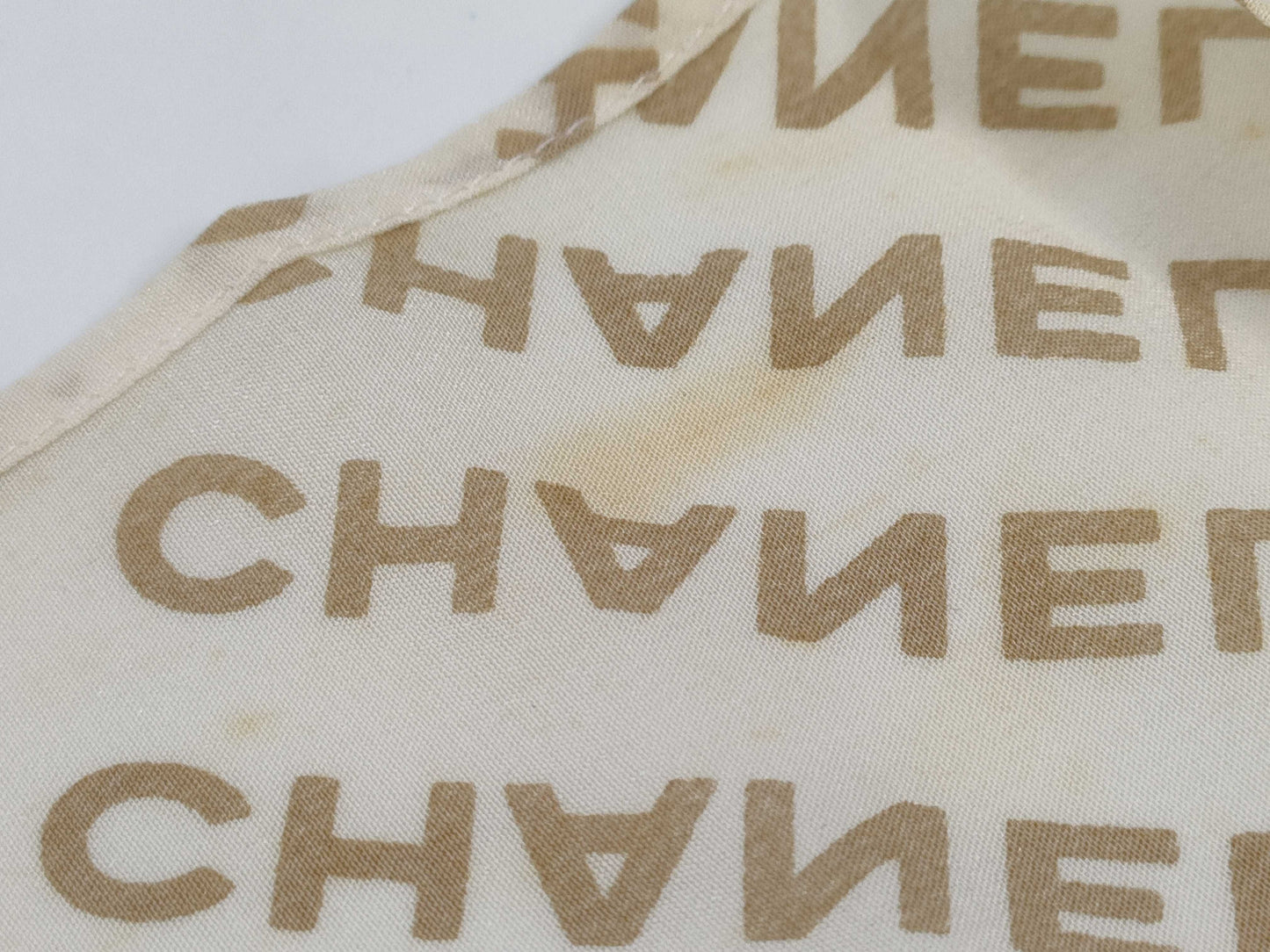 CHANEL Coco Mark Logo Scarf