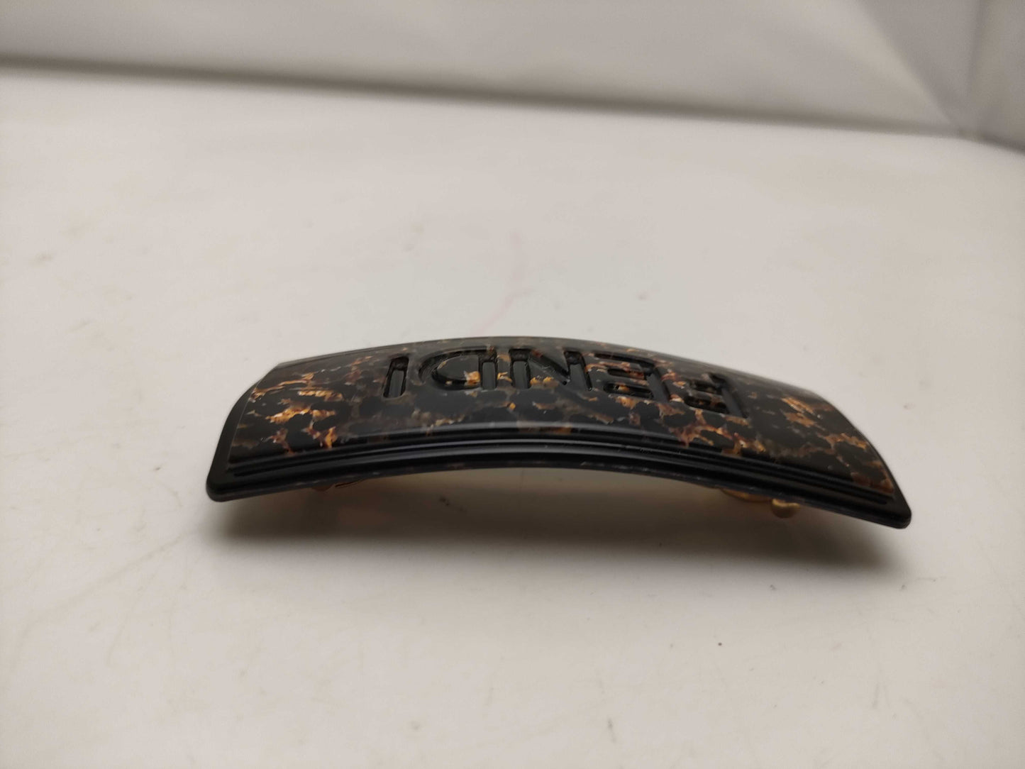FENDI logo barrette hair accessory