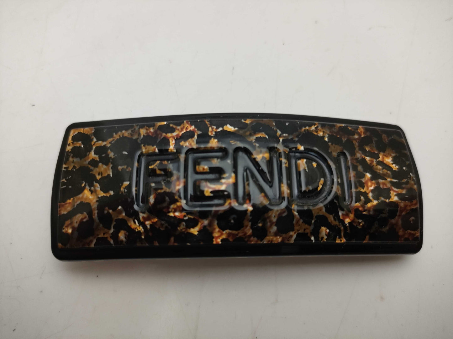 FENDI logo barrette hair accessory