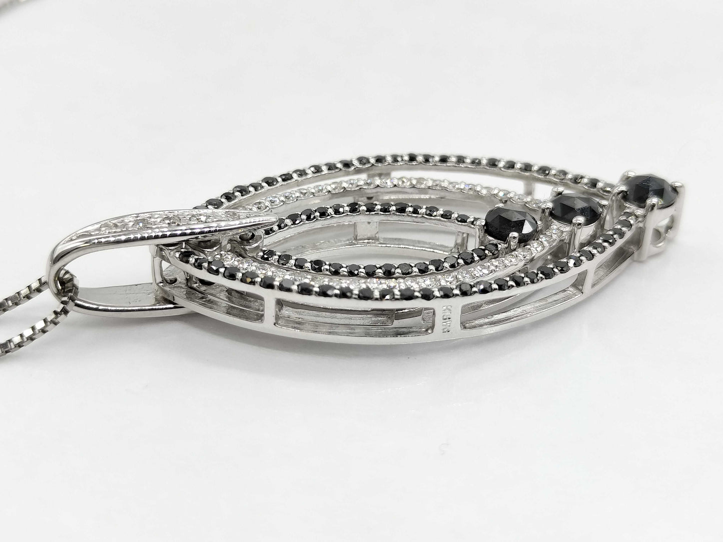D1.00ct K18WG 7.9g Necklace