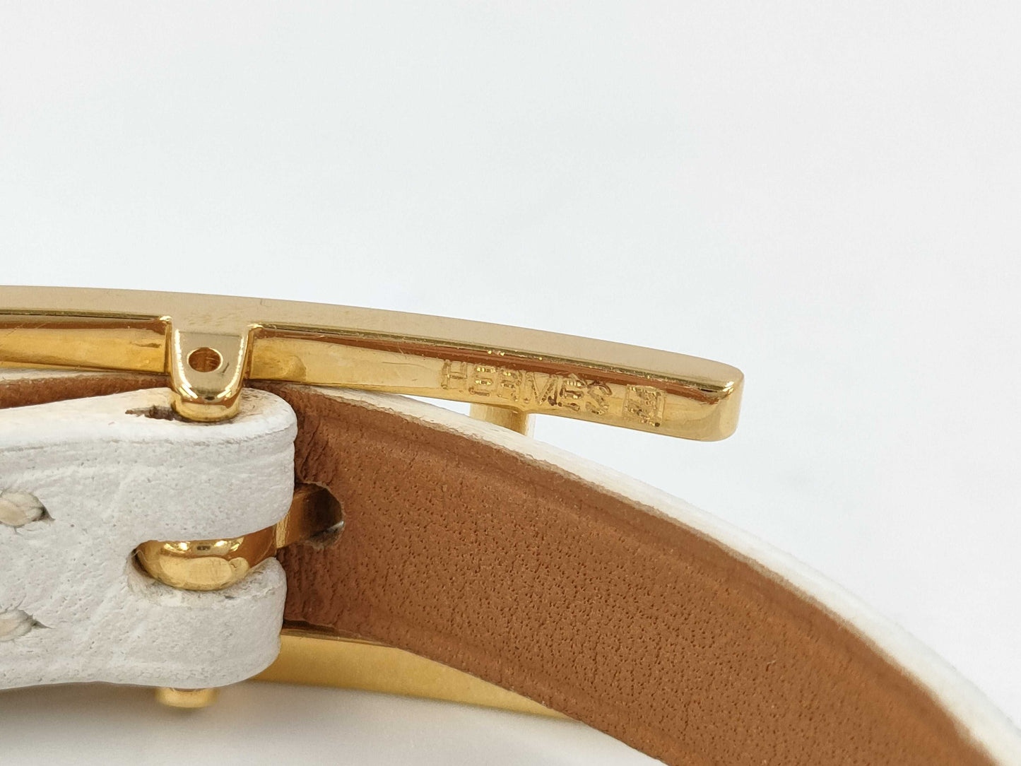 HERMES Be Api Bracelet □K Stamped Bracelet/Bangle