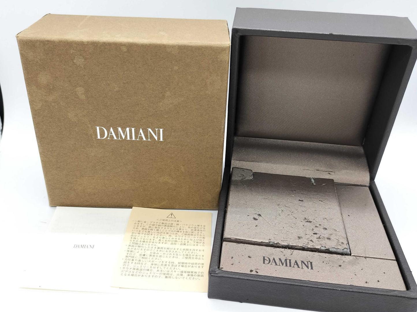 Damiani Belle Epoque Black Diamond Necklace in 750 White Gold, 10.1g