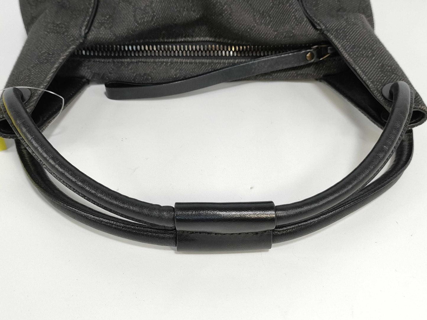 GUCCI GG Canvas Leather Handbag 101333 Handbag