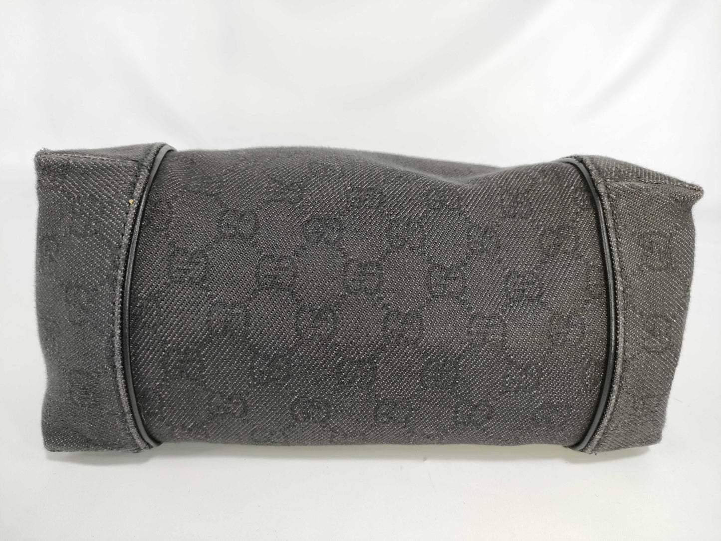 GUCCI GG Canvas Leather Handbag 101333 Handbag