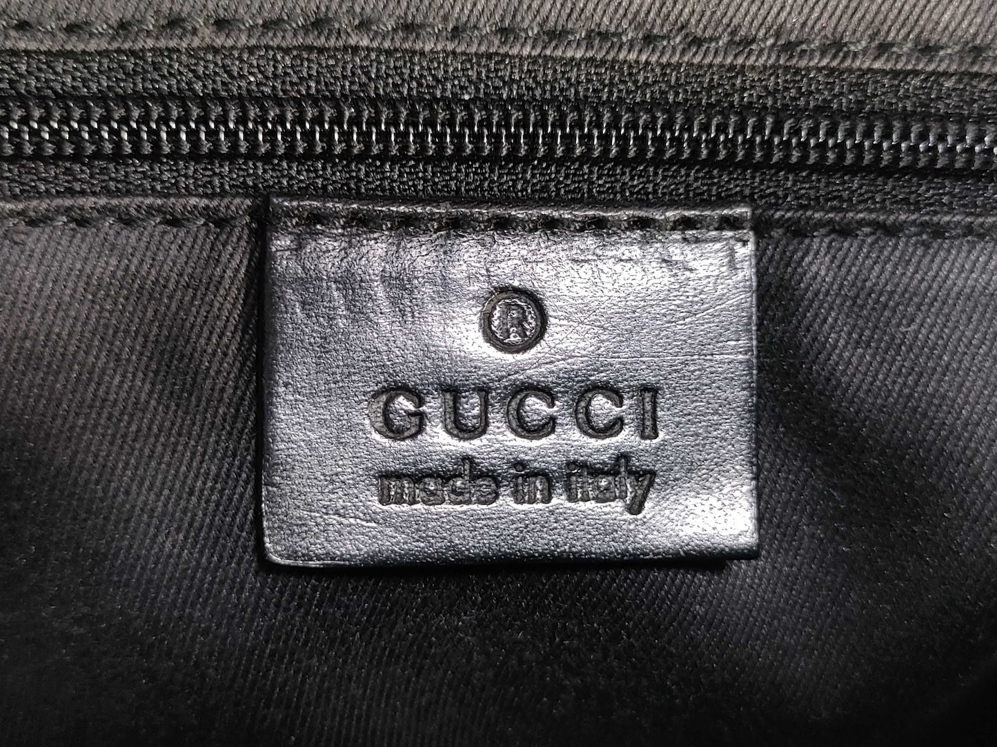 GUCCI GG Canvas Leather Handbag 101333 Handbag