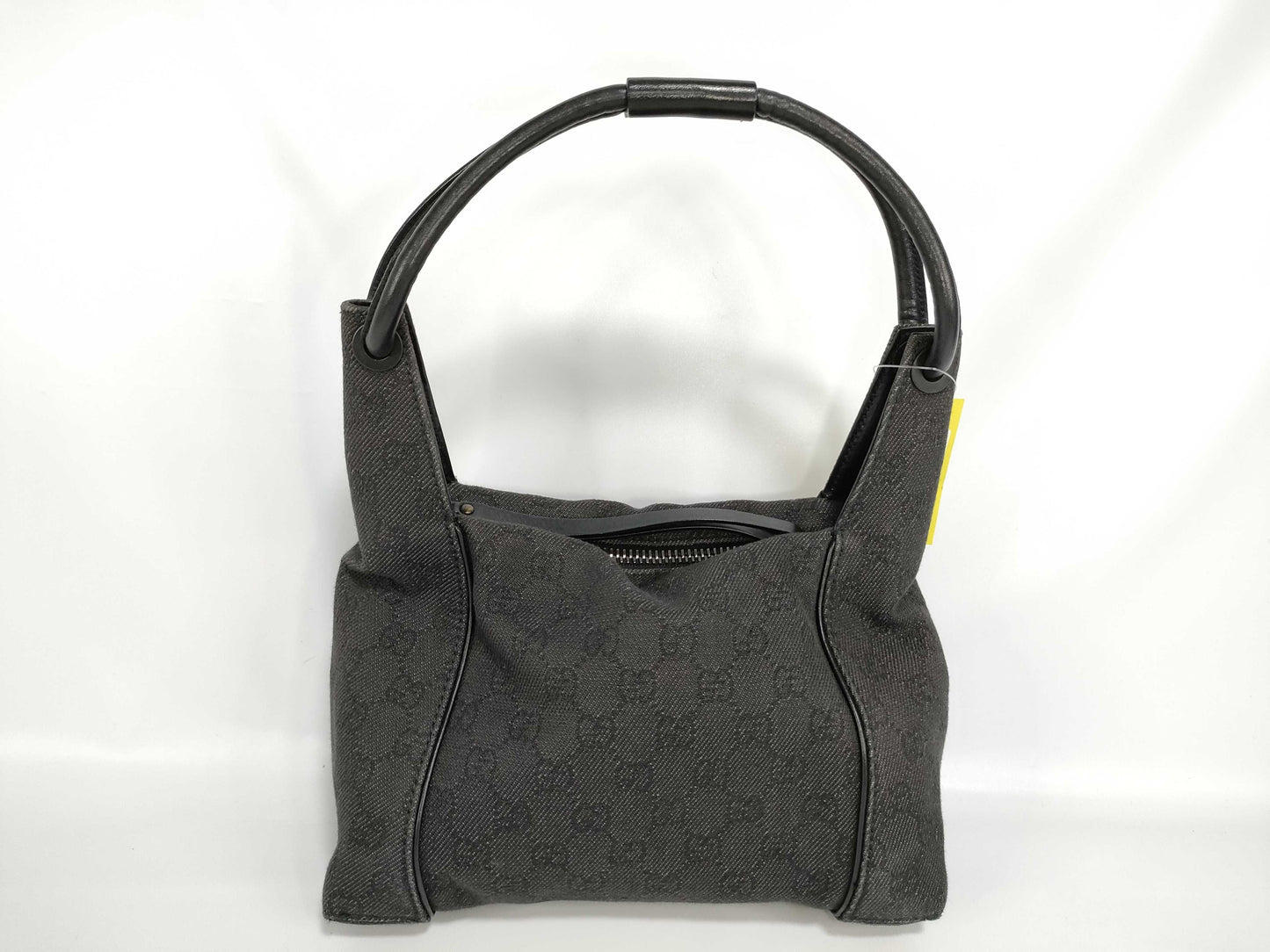 GUCCI GG Canvas Leather Handbag 101333 Handbag