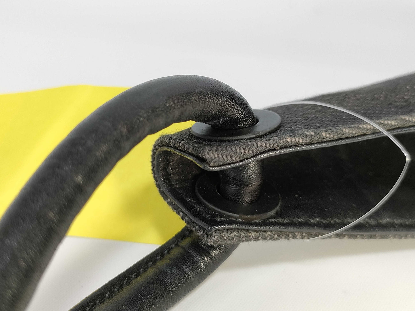GUCCI GG Canvas Leather Handbag 101333 Handbag