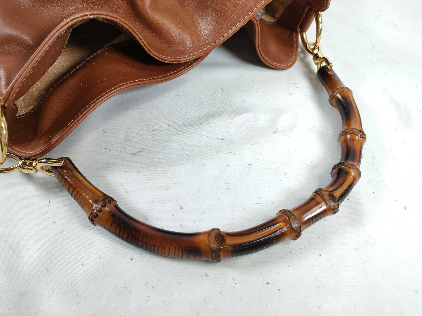 GUCCI Bamboo 001-2113-1638 Handbag Handbag