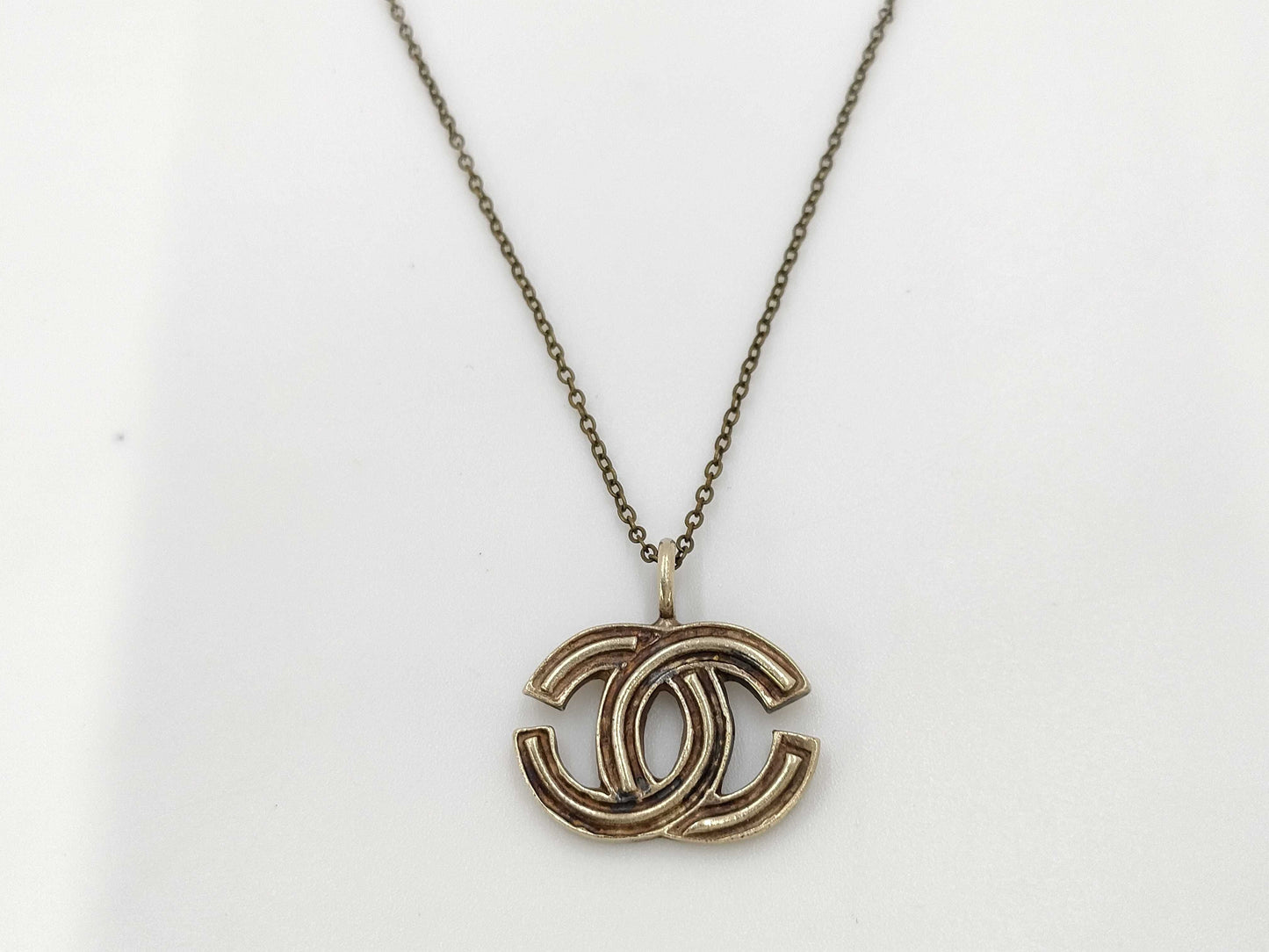 CHANEL Coco Mark 01P Necklace Necklace Necklace