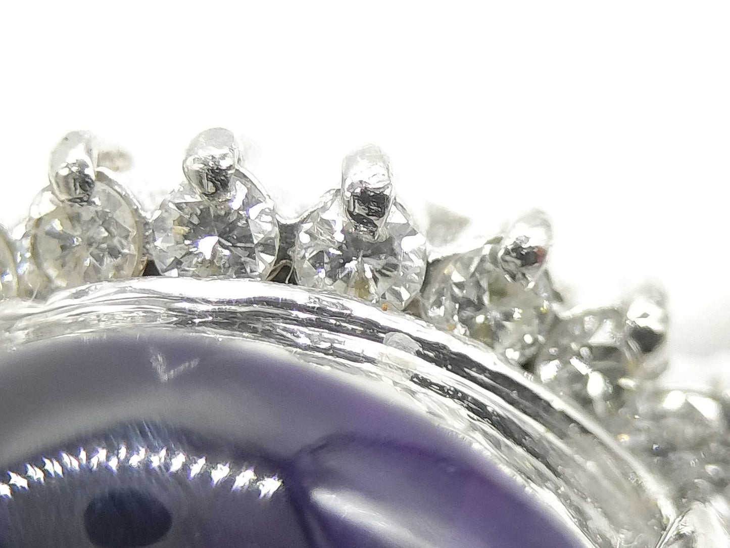 AM 12.46ct D 0.38ct Pt900 12.0g Ring